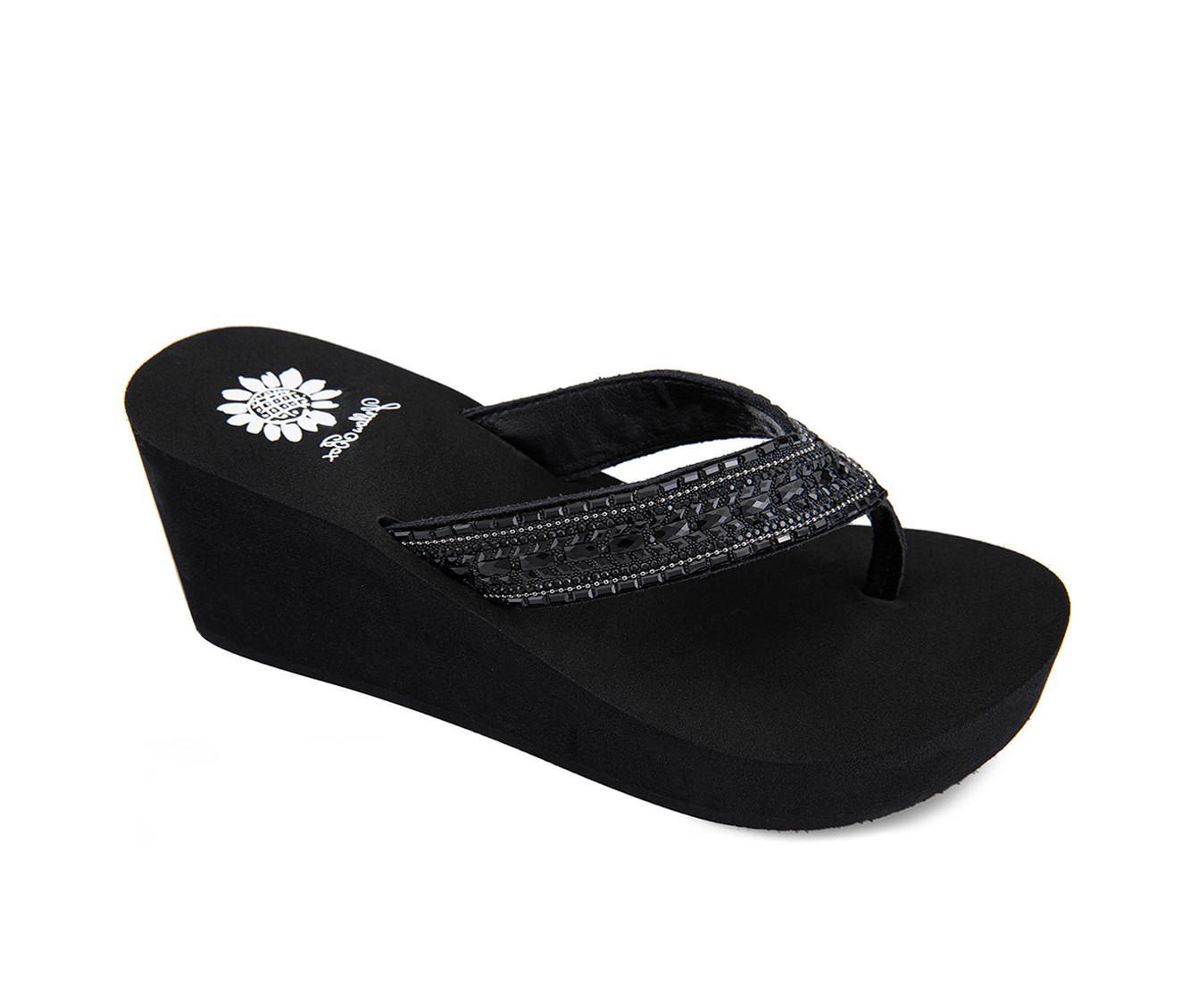 Women's Yellow Box Emmil Flip-Flops Product Image