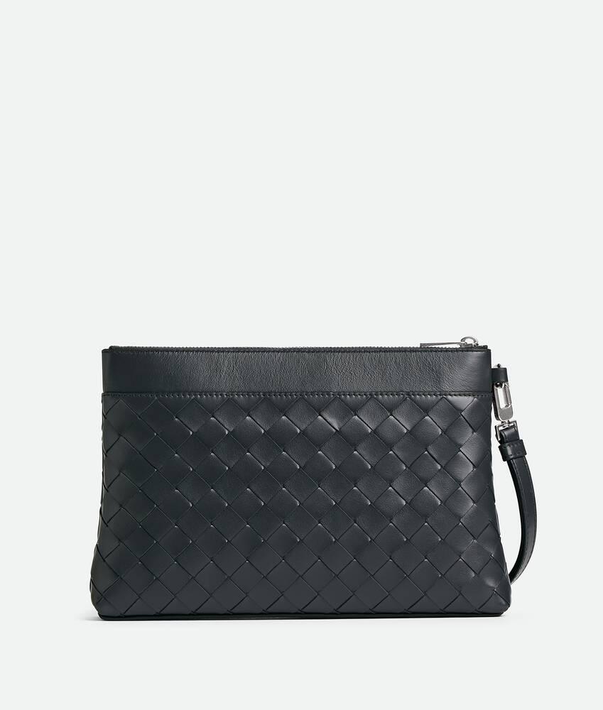 Men's Intrecciato Prism Pouch in Ardoise Product Image