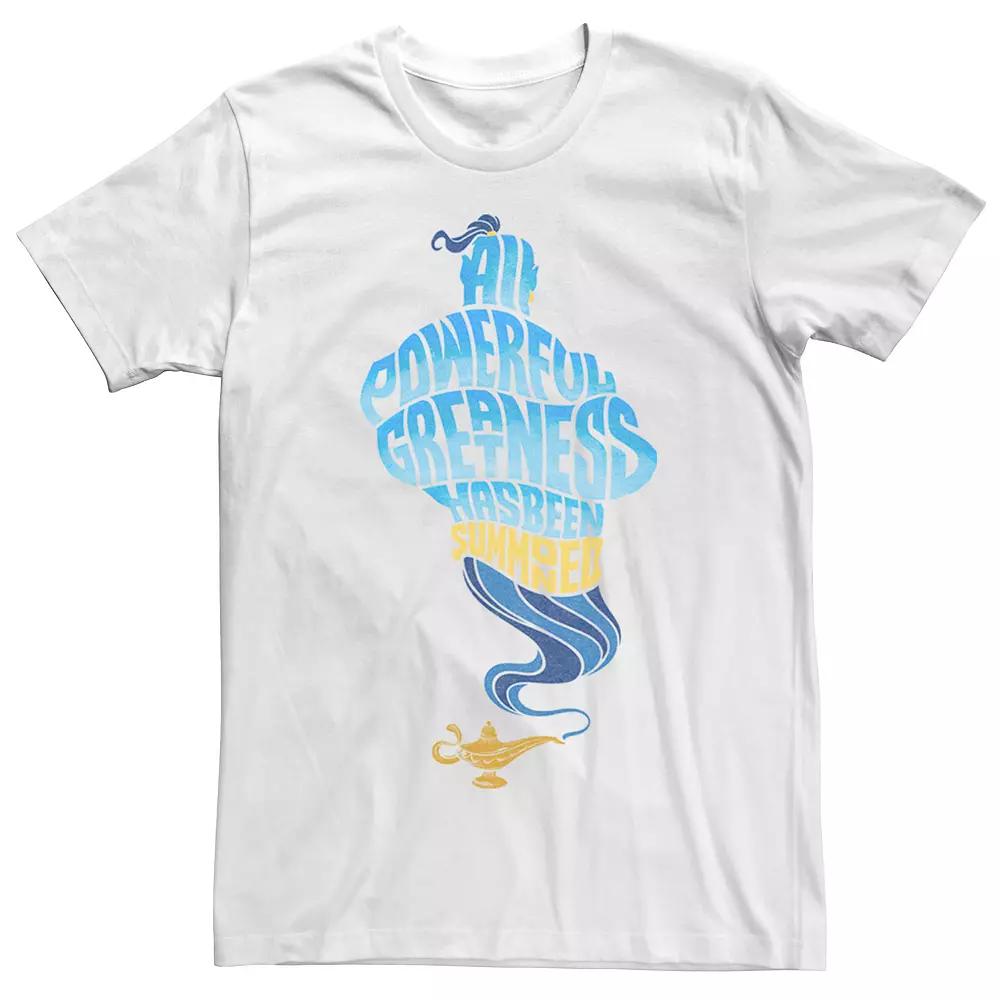 Disney's Aladdin Boys 8-20 Live Action All Powerful Greatness Word Stack Graphic Tee, Boy's,  Product Image
