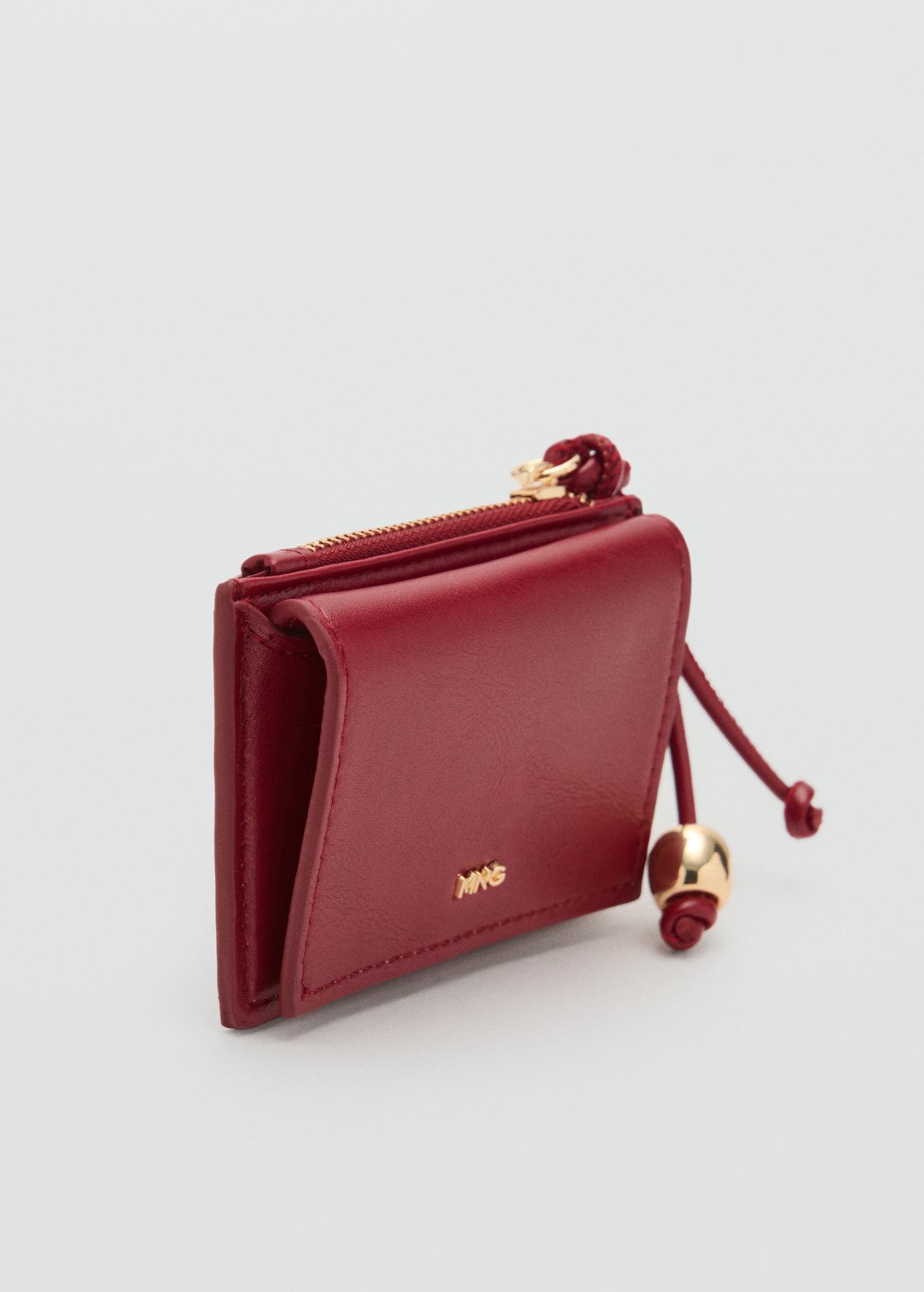 Mini-purse with bead detail - Women | MANGO USA Product Image