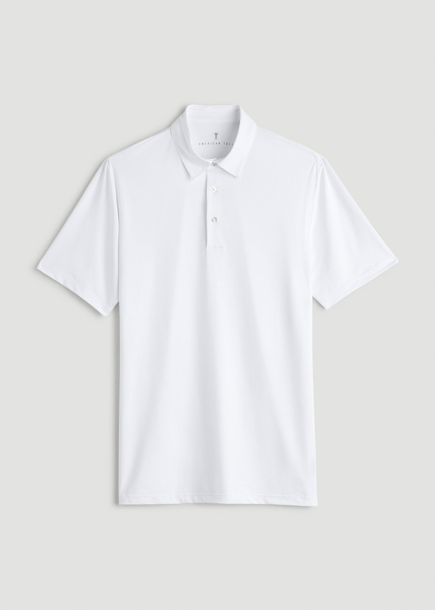 Golf Performance Tall Men's Polo Shirt in Optic White Product Image