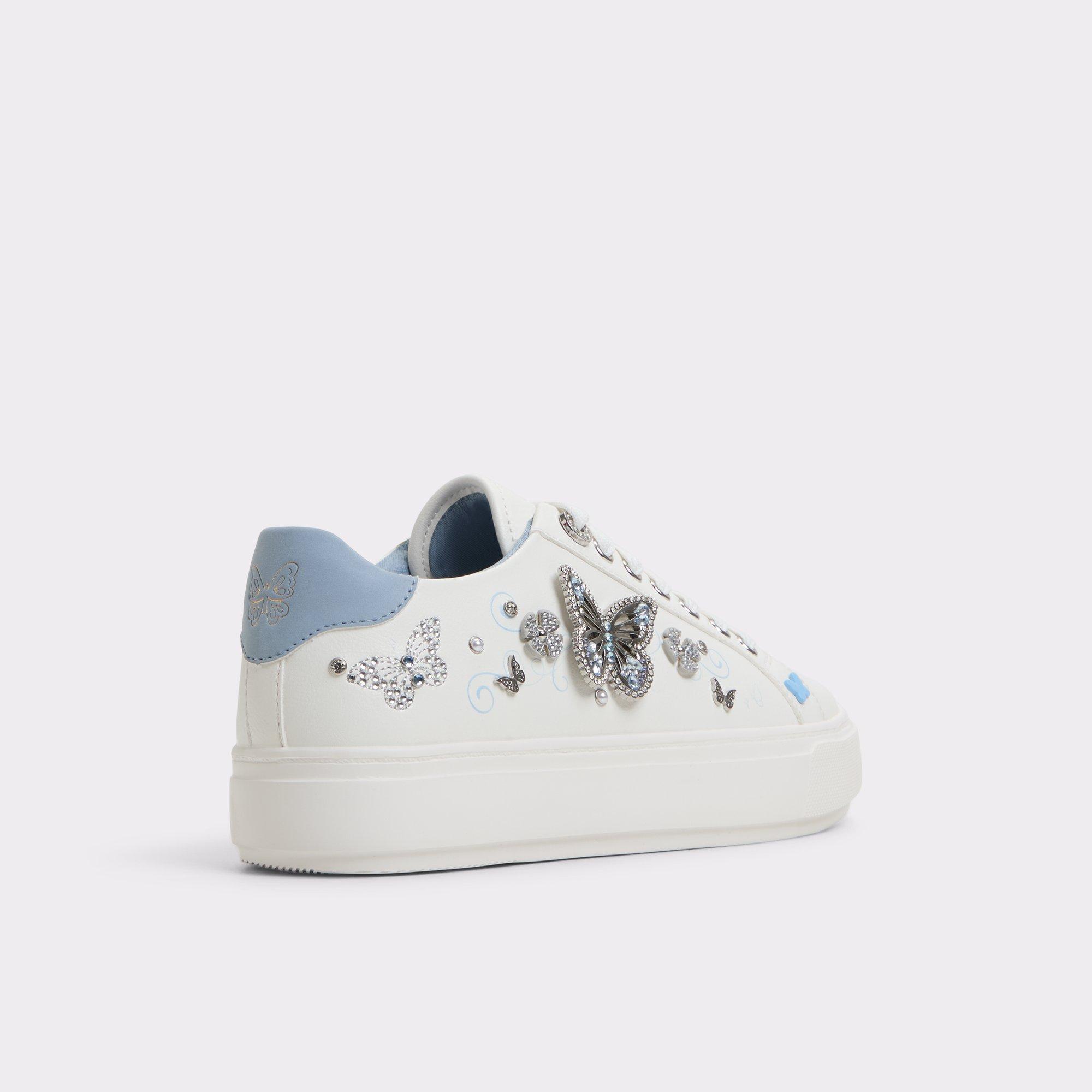 Saxony White/Multi Women's Platform and wedge sneakers | ALDO US Product Image