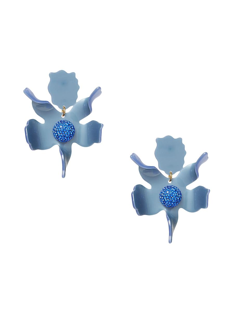 Womens Lily Acetate & Glass Crystal Drop Earrings Product Image