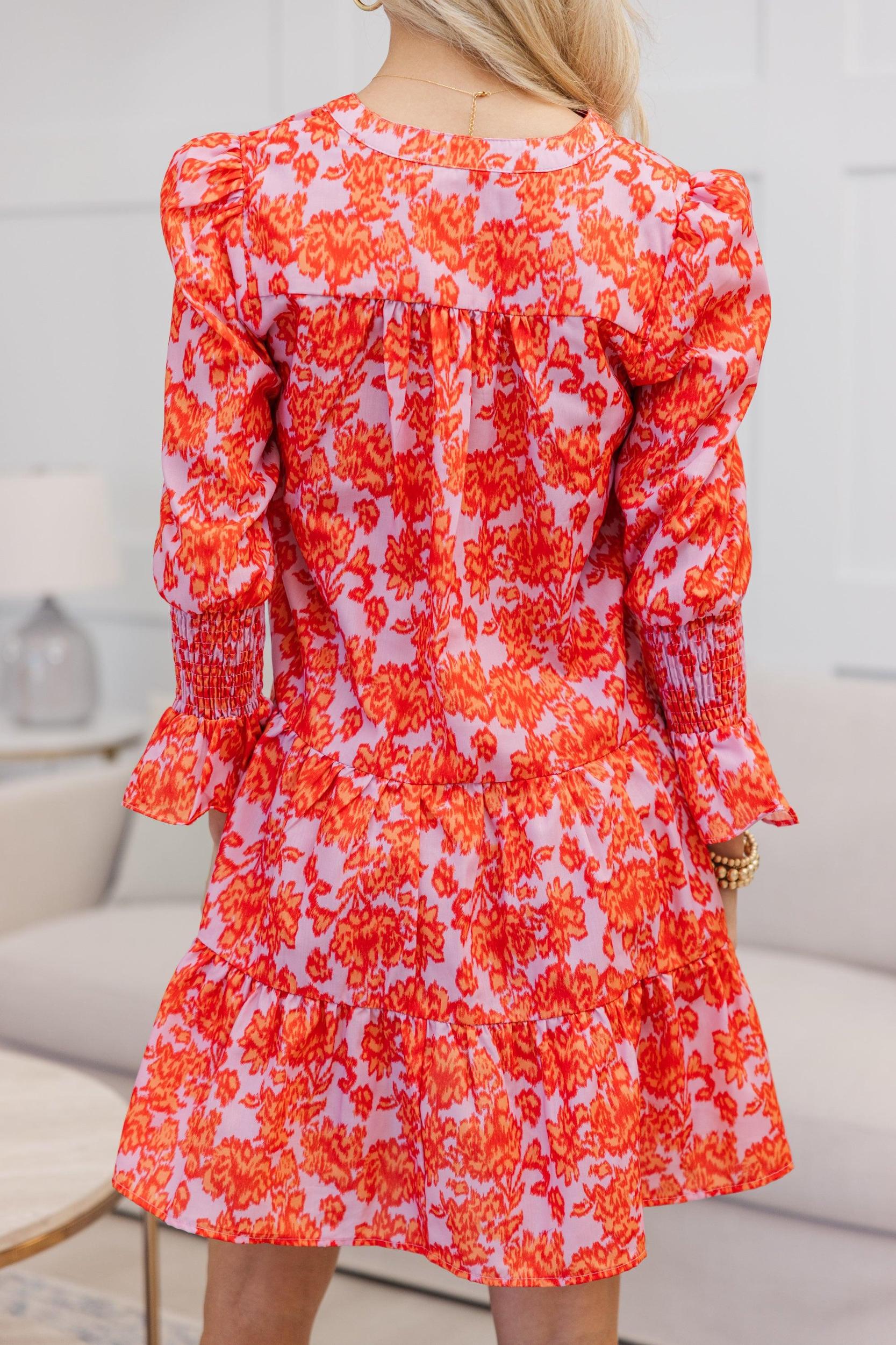 NURSING COLLECTION: In Your Happy Place Lavender Abstract Dress Female Product Image