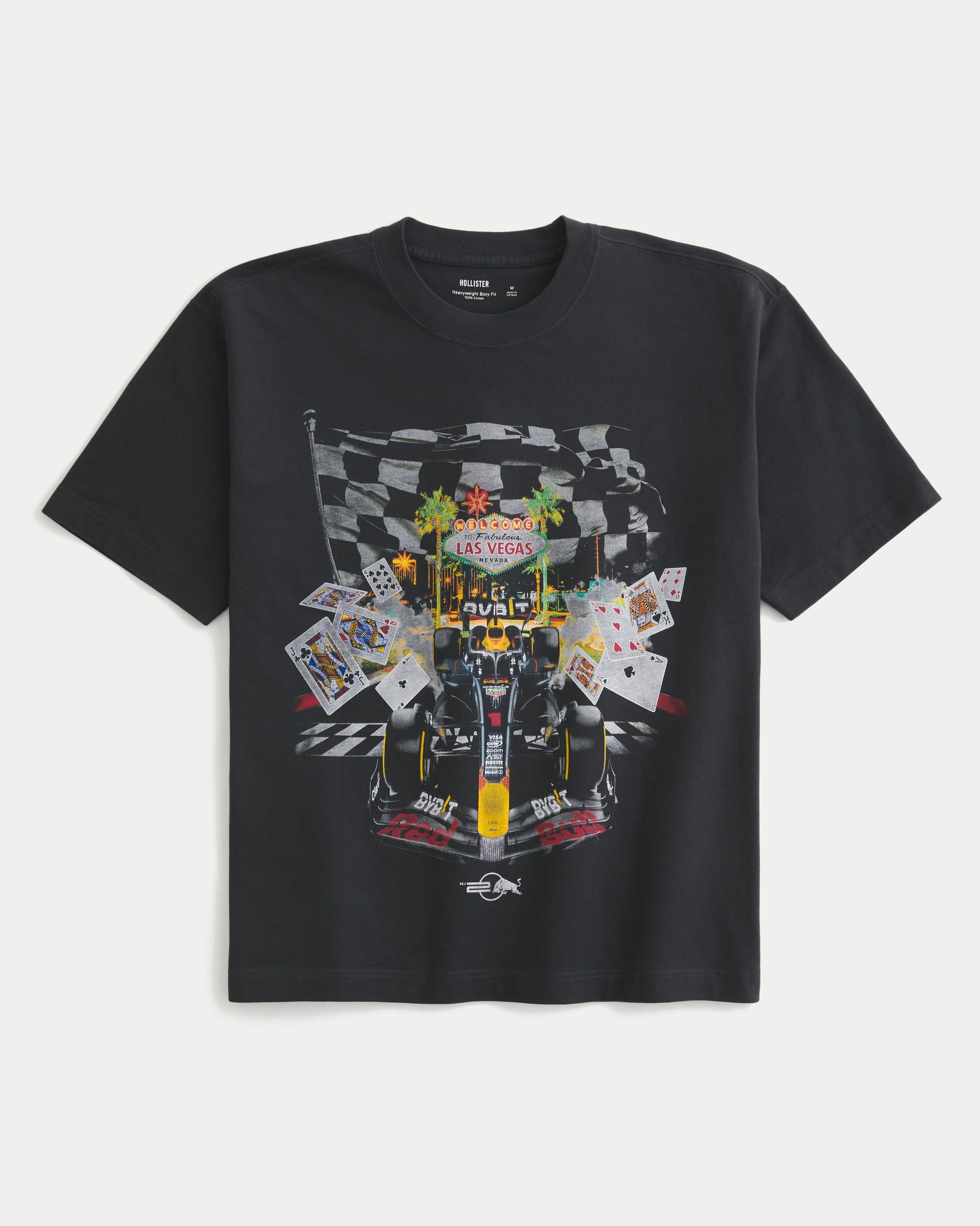 Boxy Heavyweight Oracle Red Bull Racing Graphic Tee Product Image