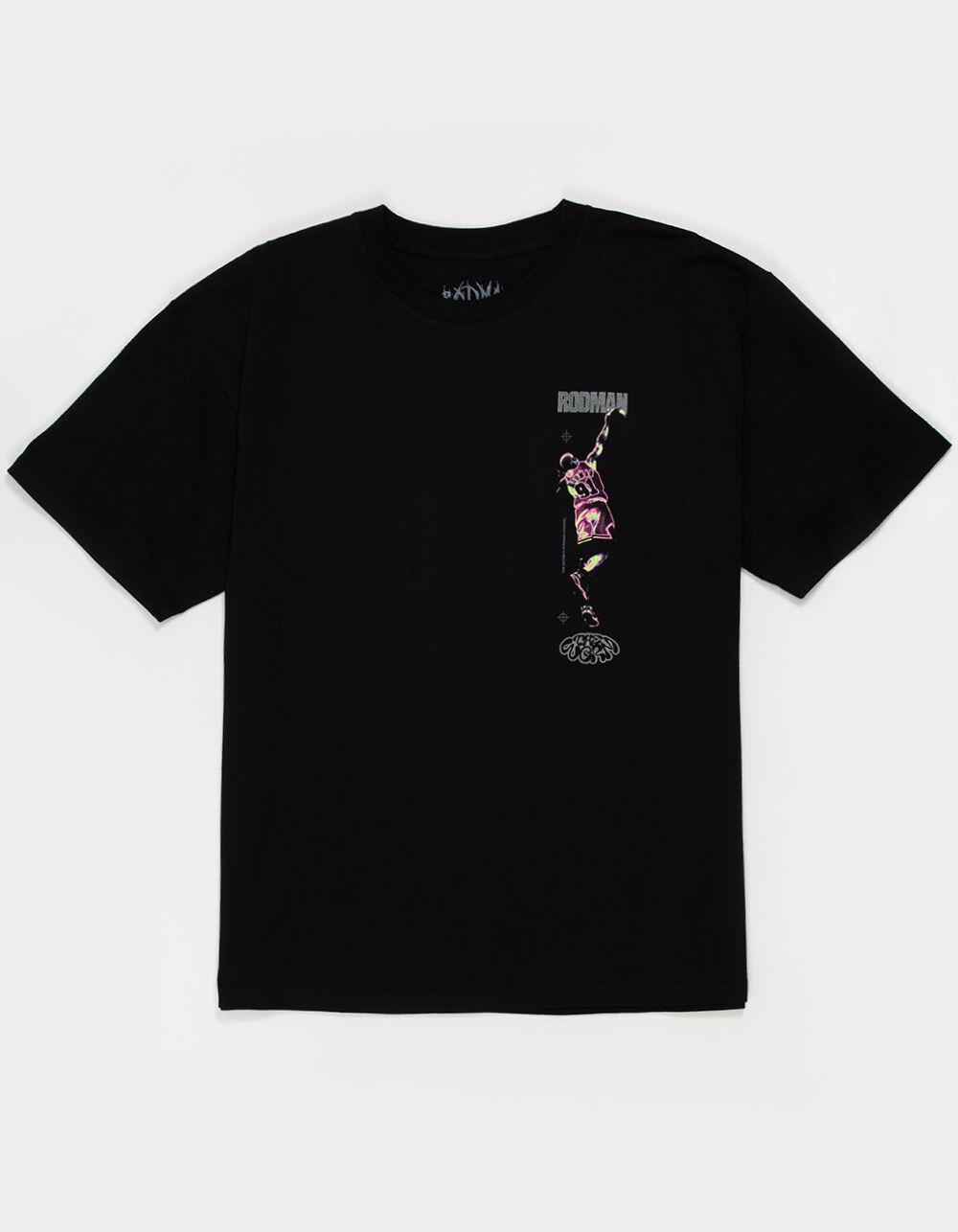 RODMAN Ultraviolet Mens Boxy Tee - BLACK Product Image