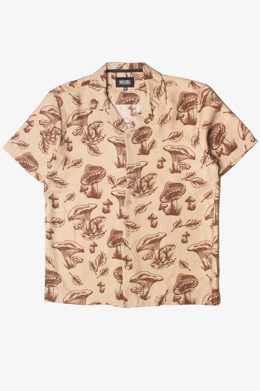 Mushroom Harvest Textured Button Up Shirt Product Image