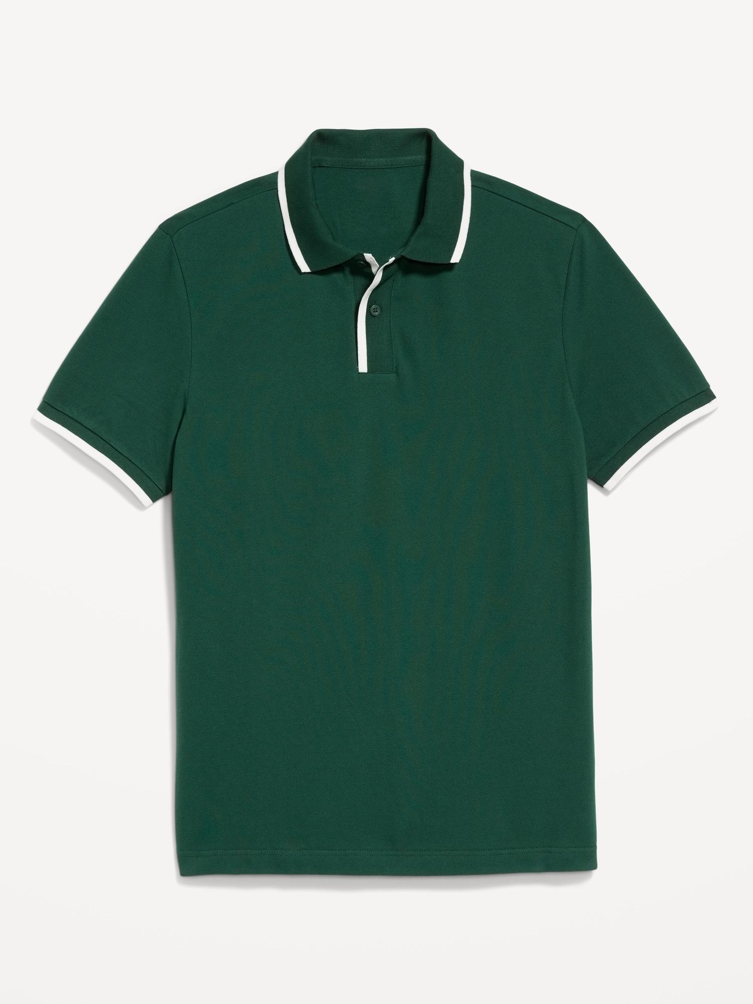 Mens Basic Custom Slim-Fit Mesh Polo Shirt Product Image