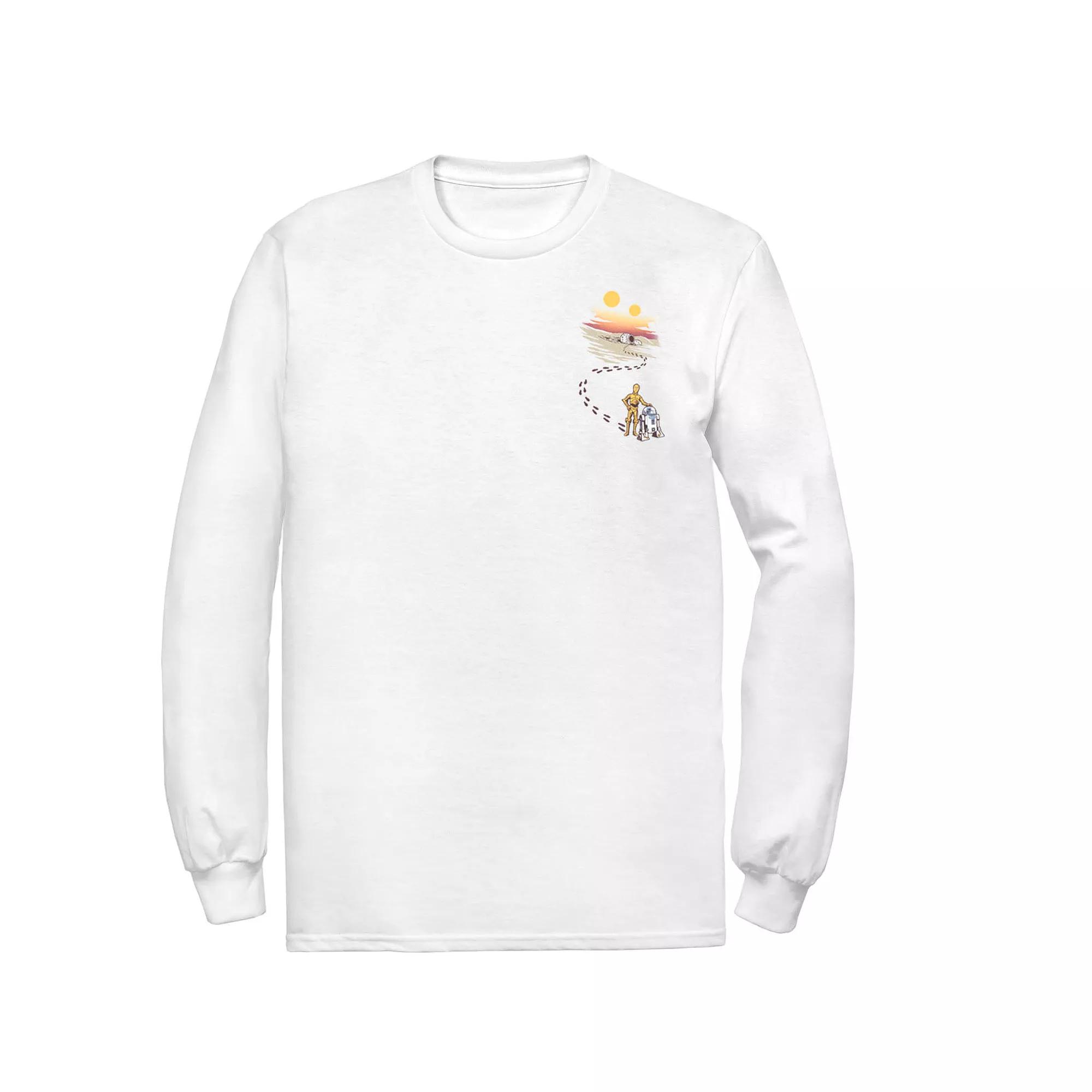 Men's Star Wars Droid Dessert Footprints Pocket Tee,  Product Image