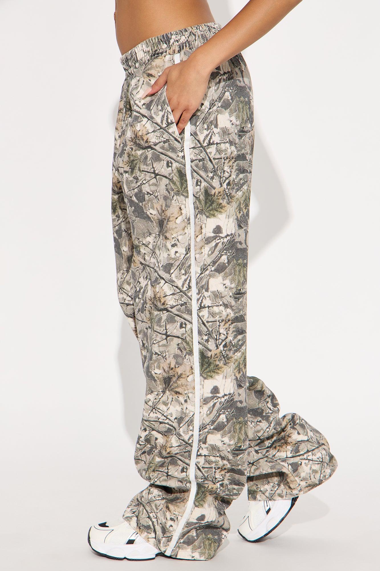 Not In Sight Camo Wide Leg Pant - Camouflage Product Image
