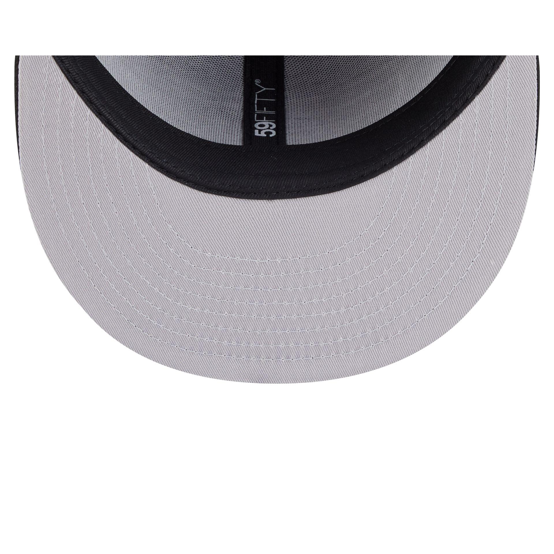 Clark Atlanta Panthers Black 59FIFTY Fitted Hat Male Product Image