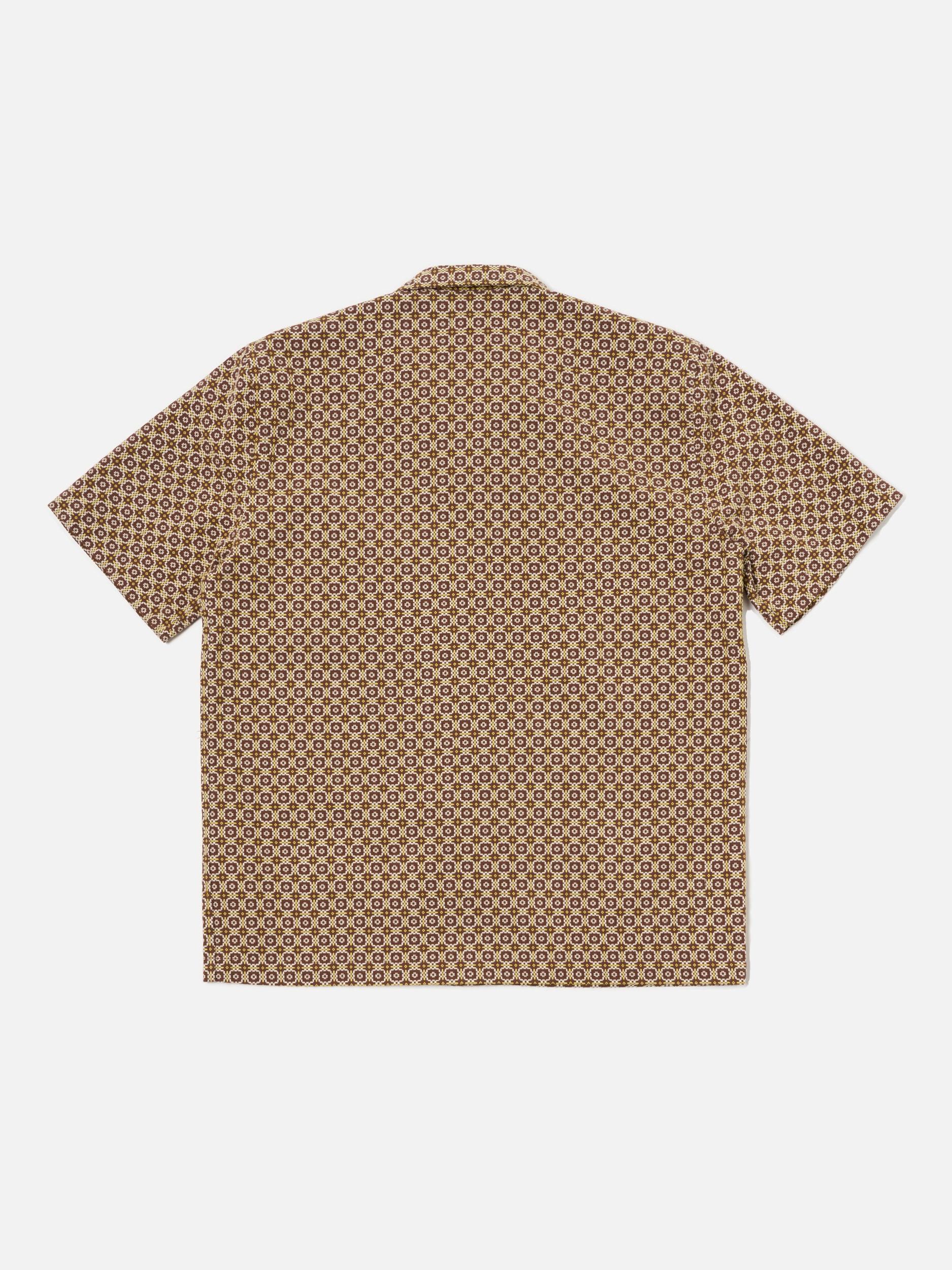Brown Tile 1 Cotton Road Shirt Product Image
