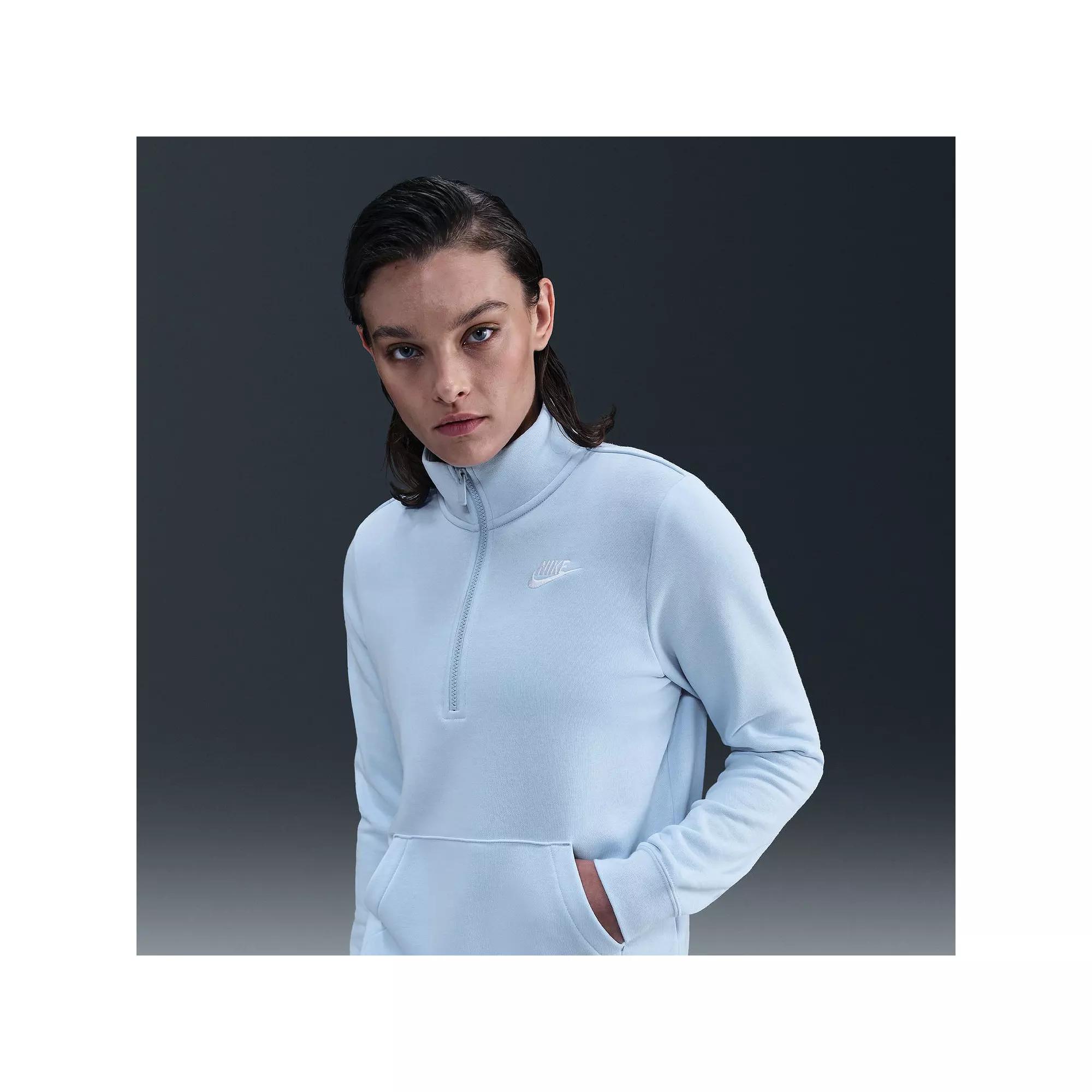 Women's Nike Sportswear Club Fleece Quarter-Zip Sweatshirt,  Product Image