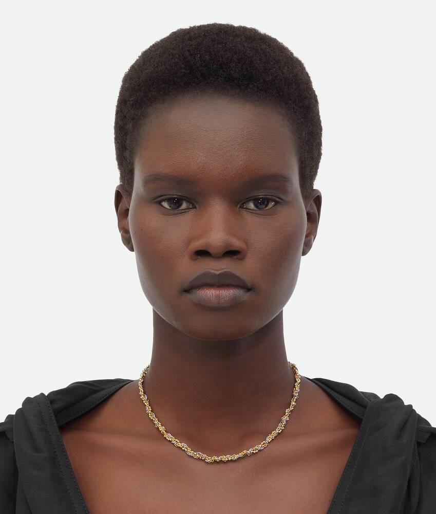 Women's Braid Necklace in Silver/yellow gold Product Image