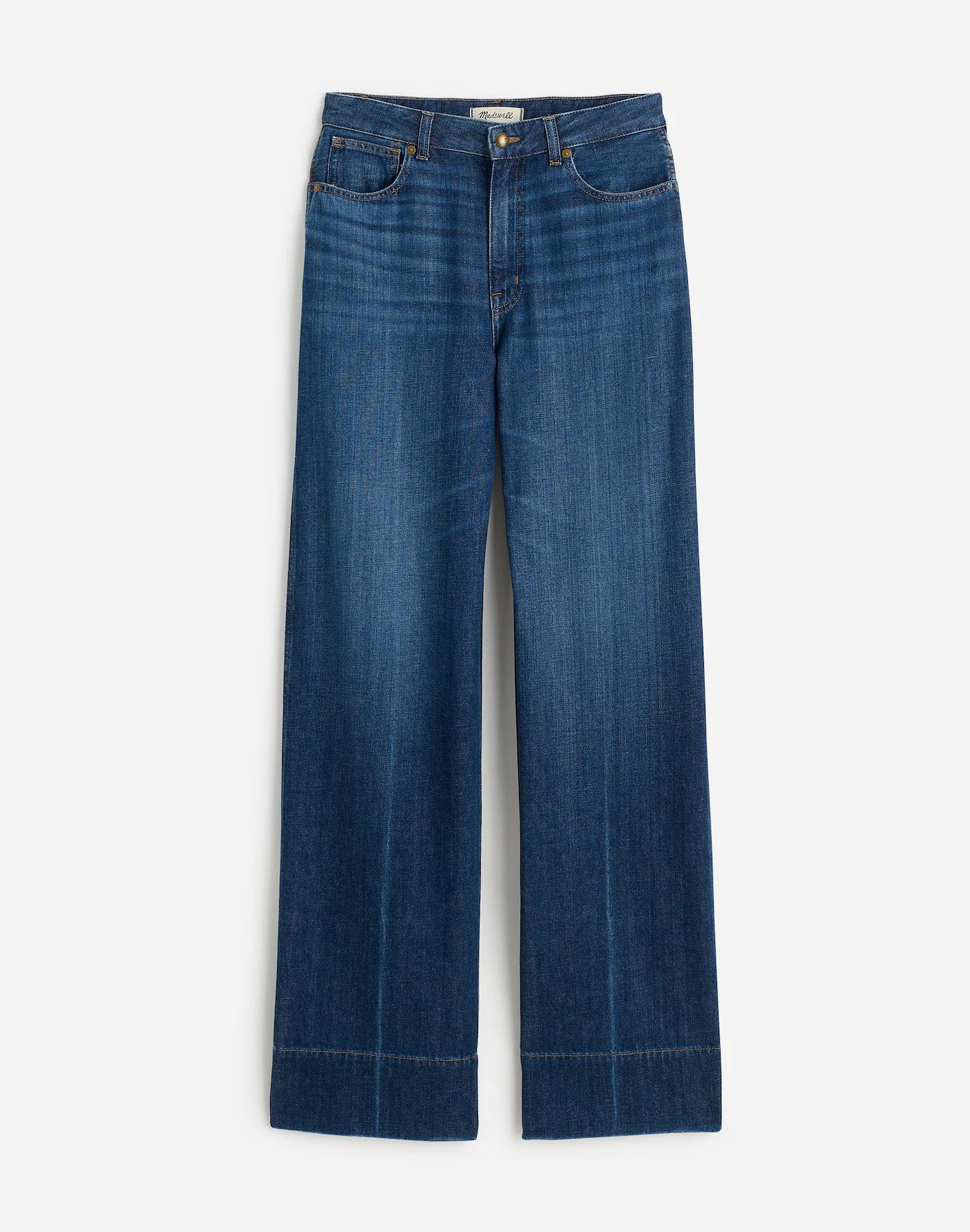 Curvy Superwide-Leg Jeans: Softdrape Denim Edition Product Image