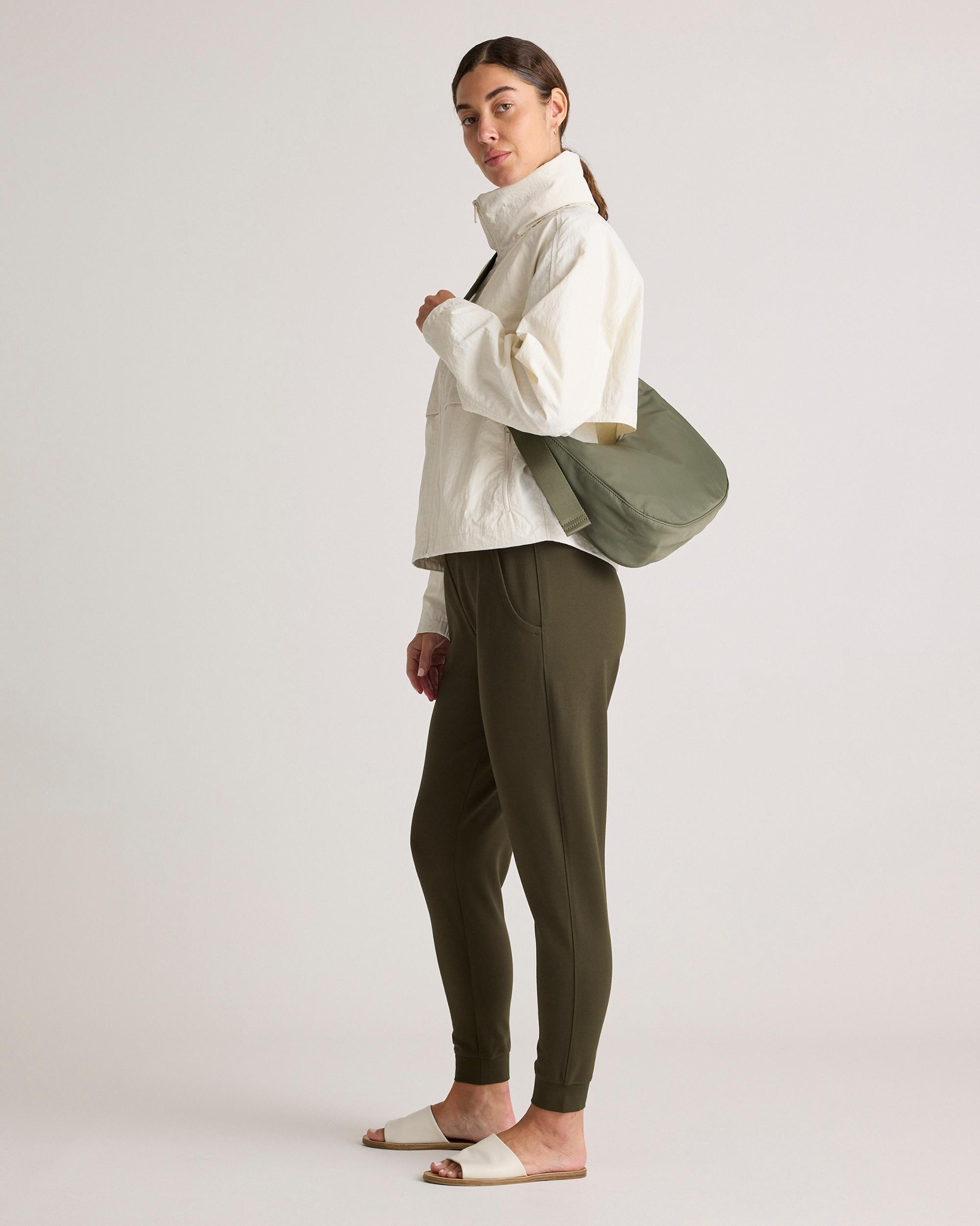 Quince | Women's Revive Nylon Crescent Shoulder Bag Product Image