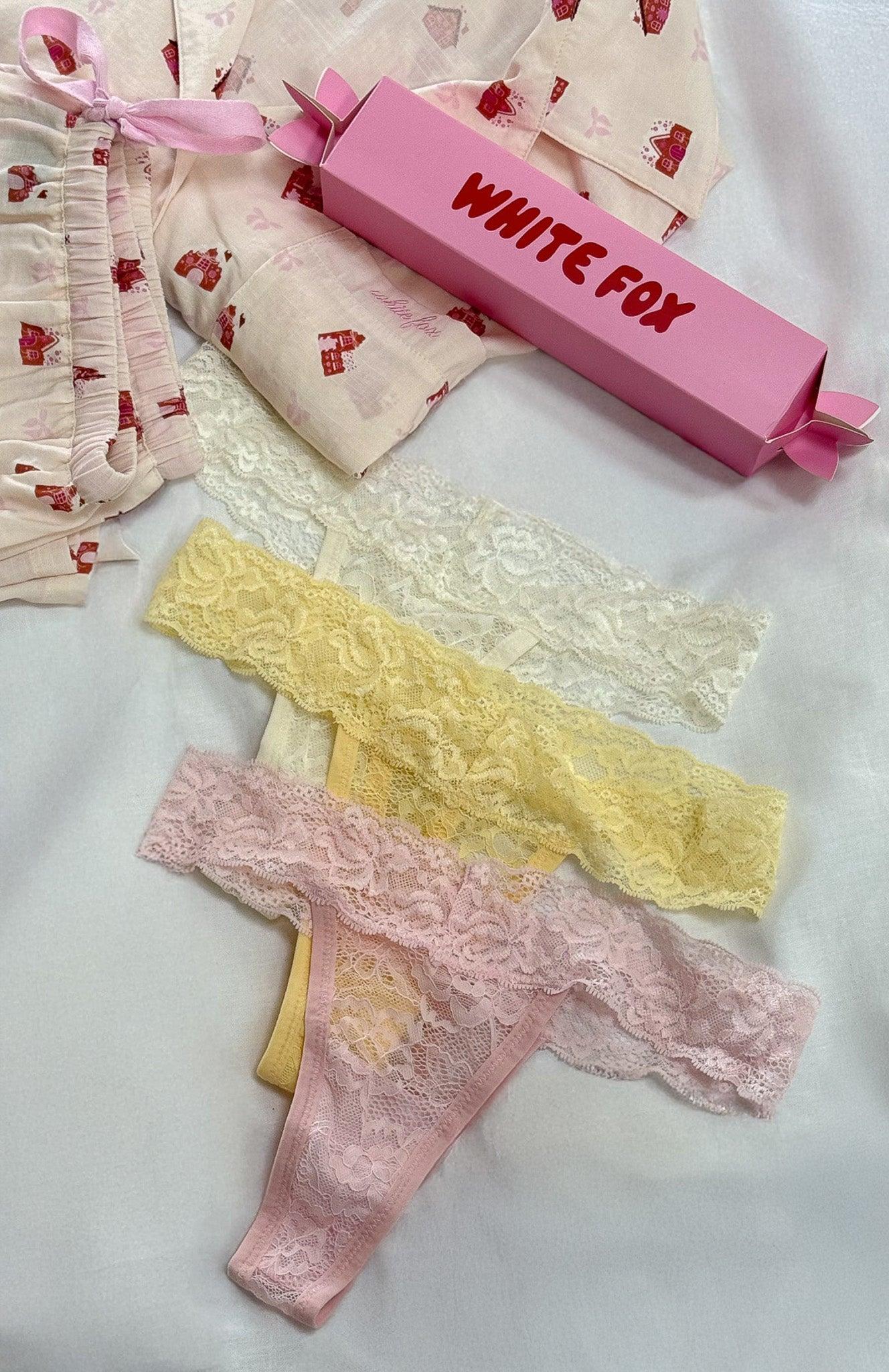 Heart Strings Underwear Set Pastel Mix Product Image