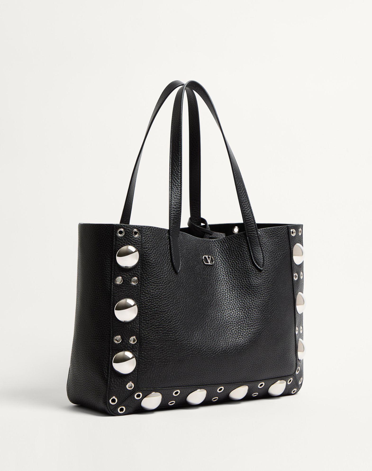 Valentino Garavani Nellcôte Medium Shopping Bag In Grainy Calfskin Product Image