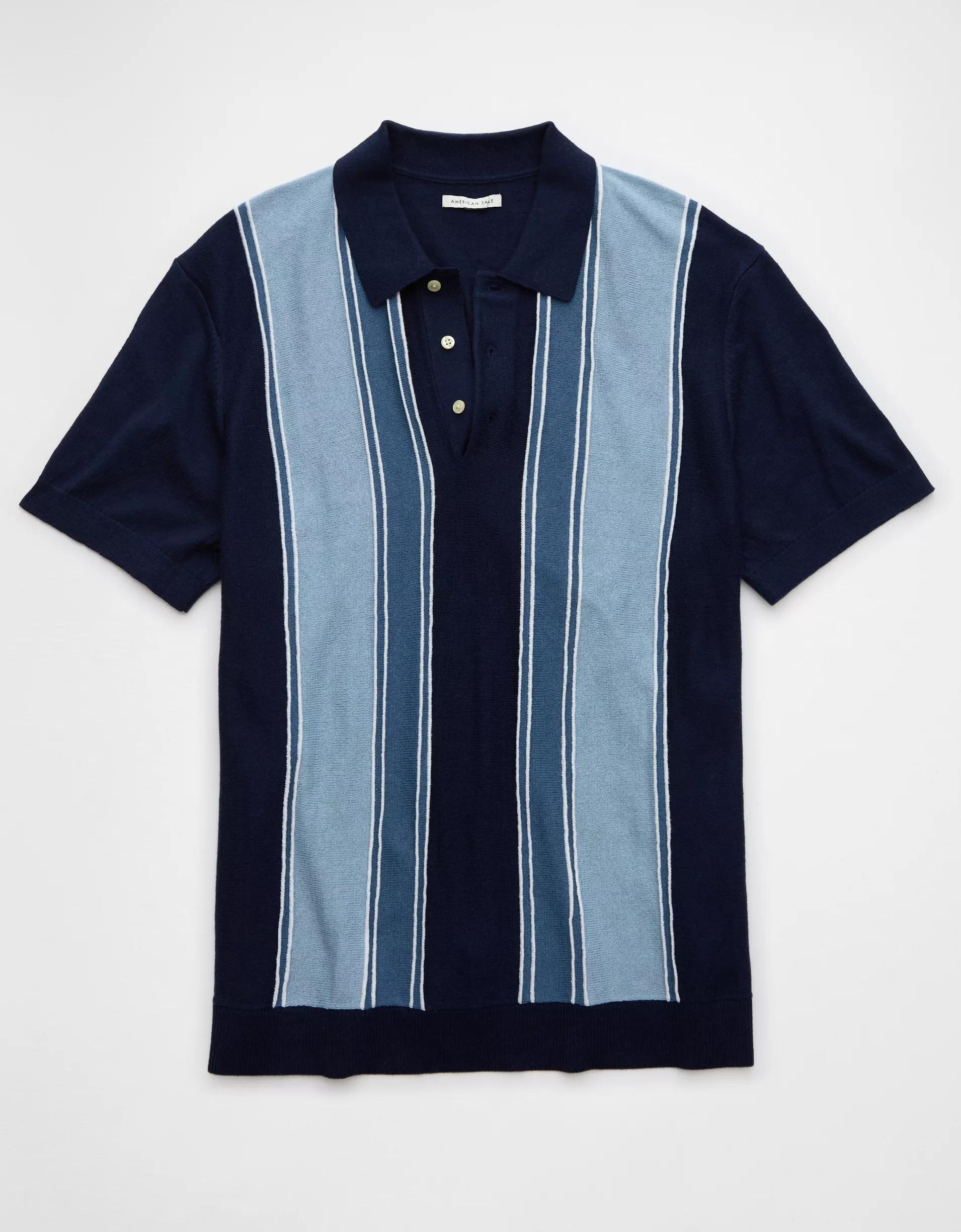 AE Weekend Sweater Polo Shirt Product Image