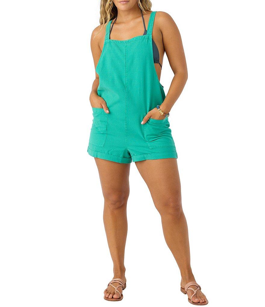 O'Neill Summerlin Sleeveless Linen-Blend Romper Product Image