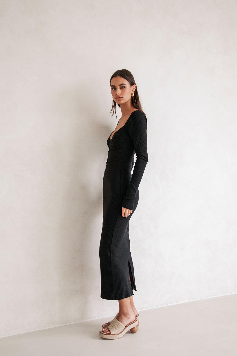Geneva Dress - Black Product Image