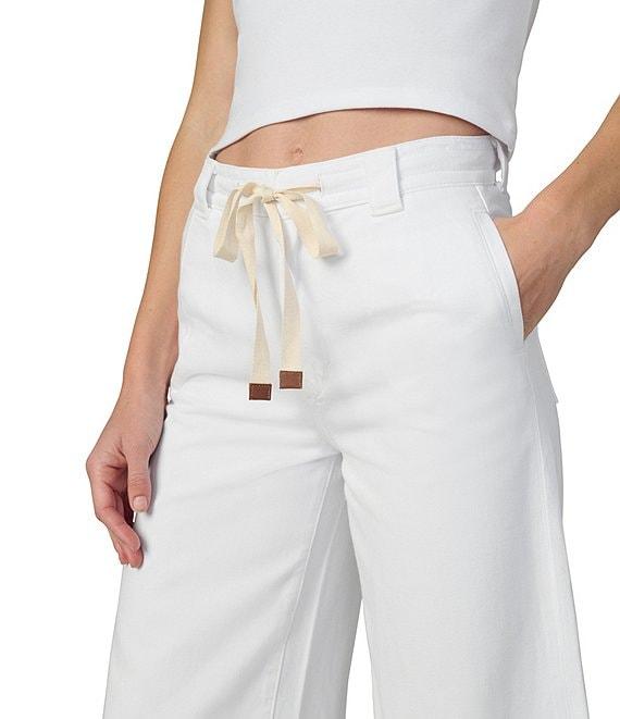 Joe's Jeans Addison Drawstring Wide Leg Ankle Length Pants Product Image