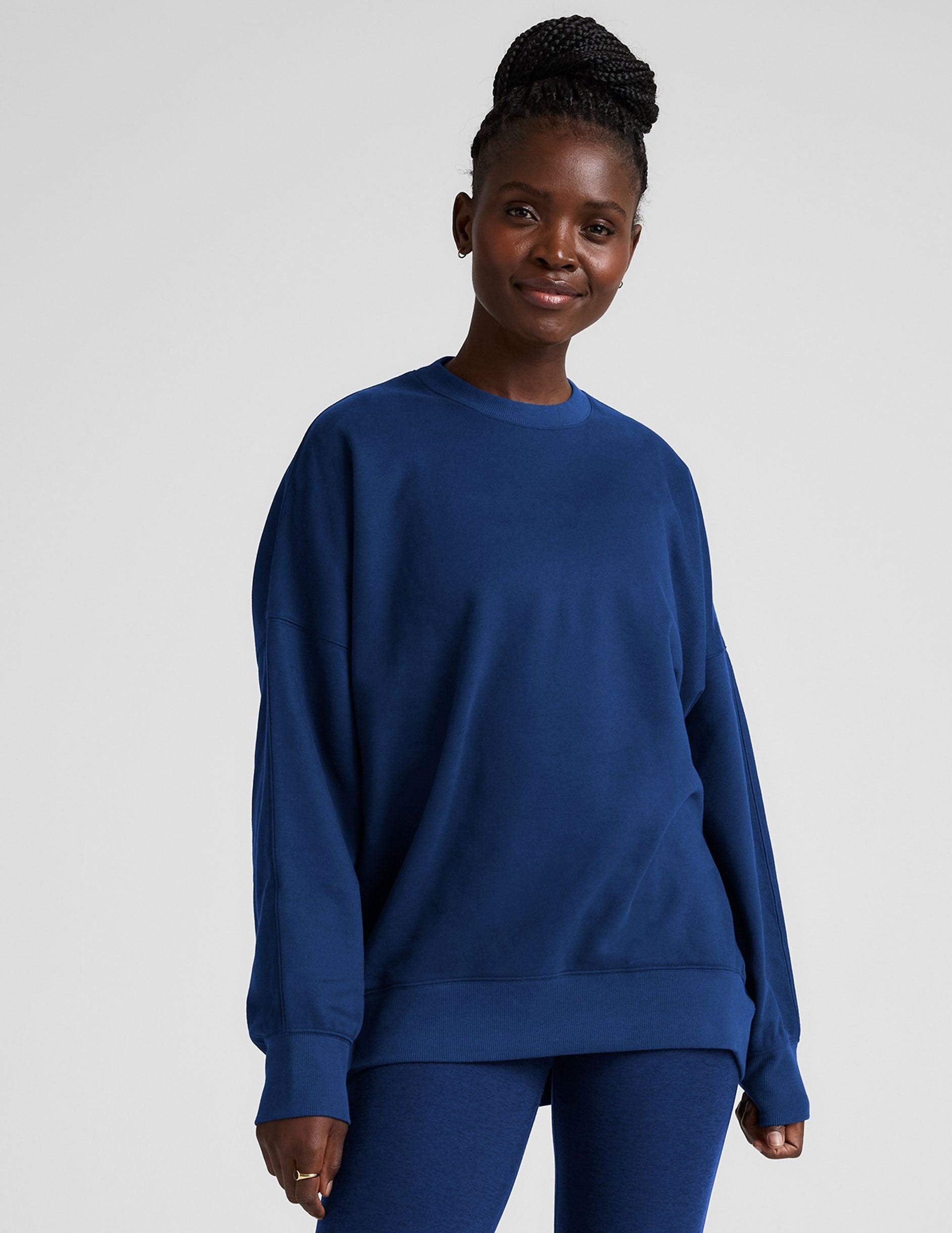 LuxeFleece Oversized Sweatshirt Product Image