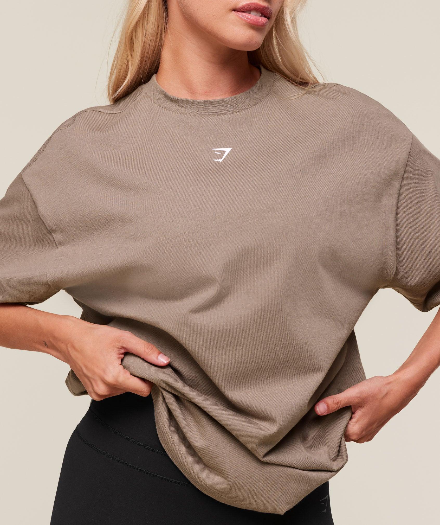 We Do Gym Graphic Oversized T-Shirt Product Image