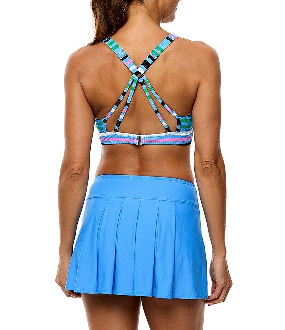 Next by Athena Good Karma Courtside Pleated Back Swim Skort Product Image