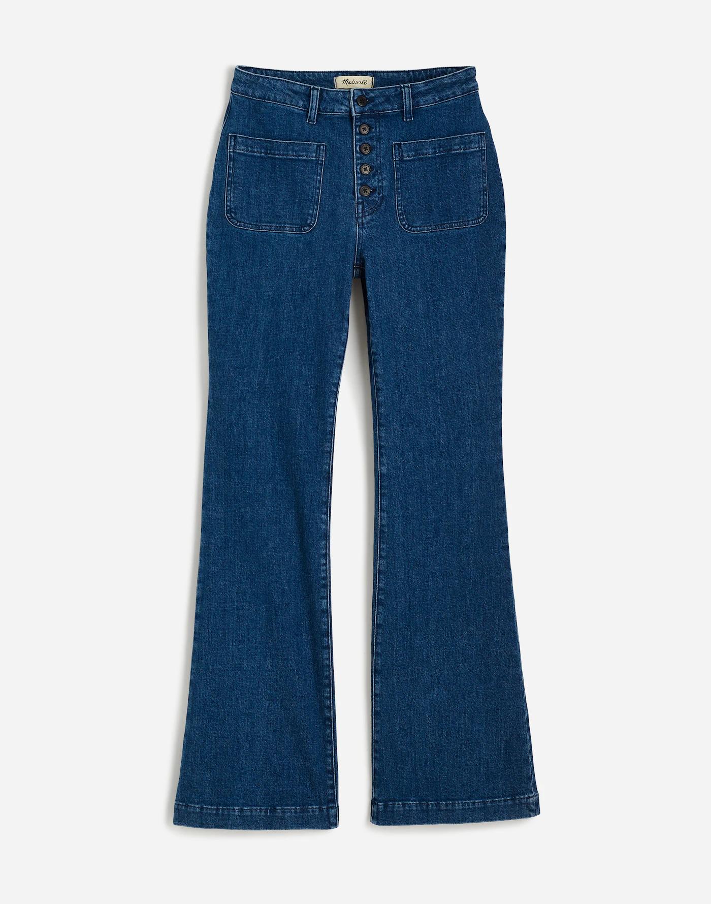 Curvy Flea Market Flare Jeans in Enola Wash Product Image