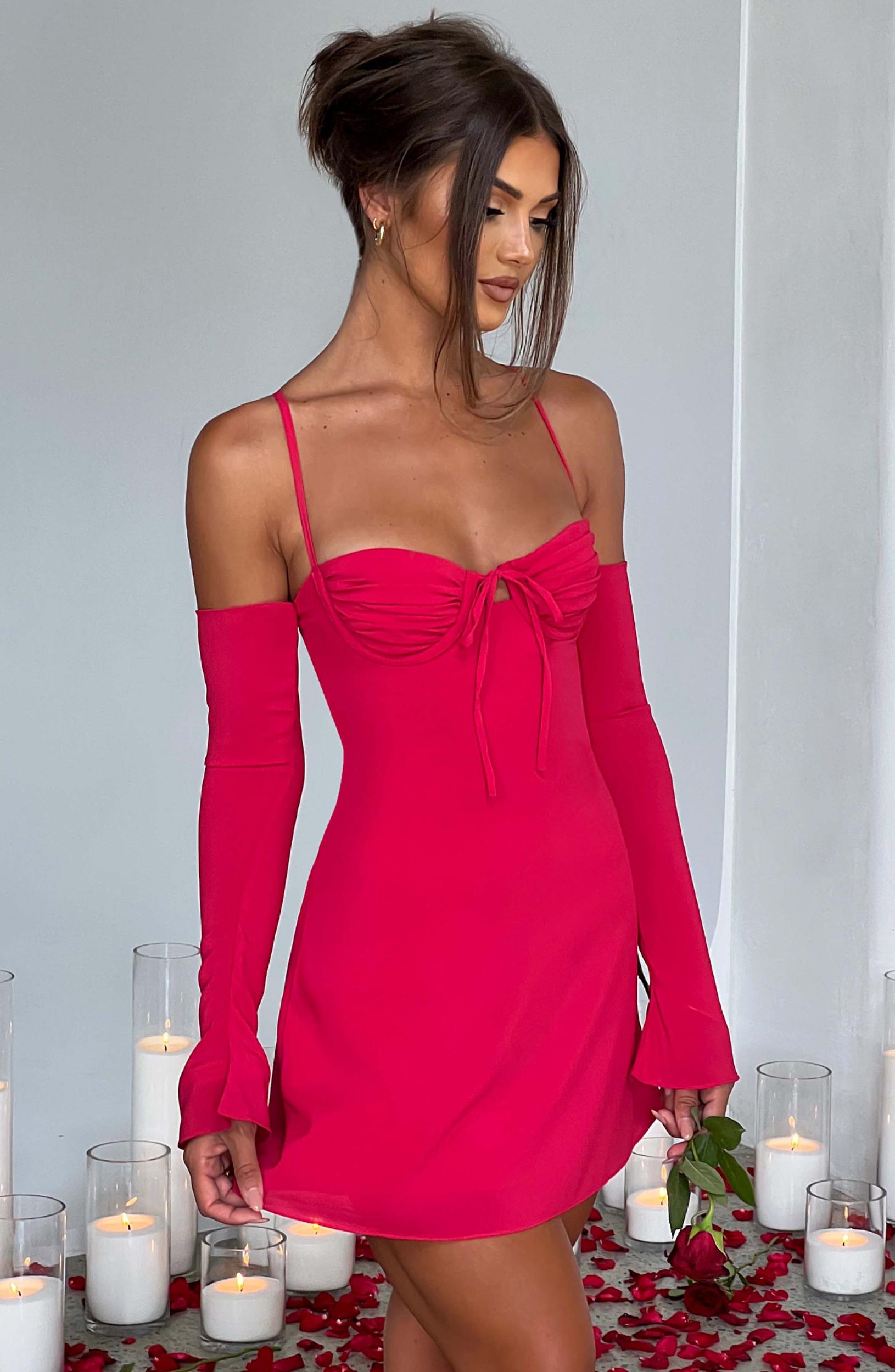 Fiona Mini Dress - Pink Product Image