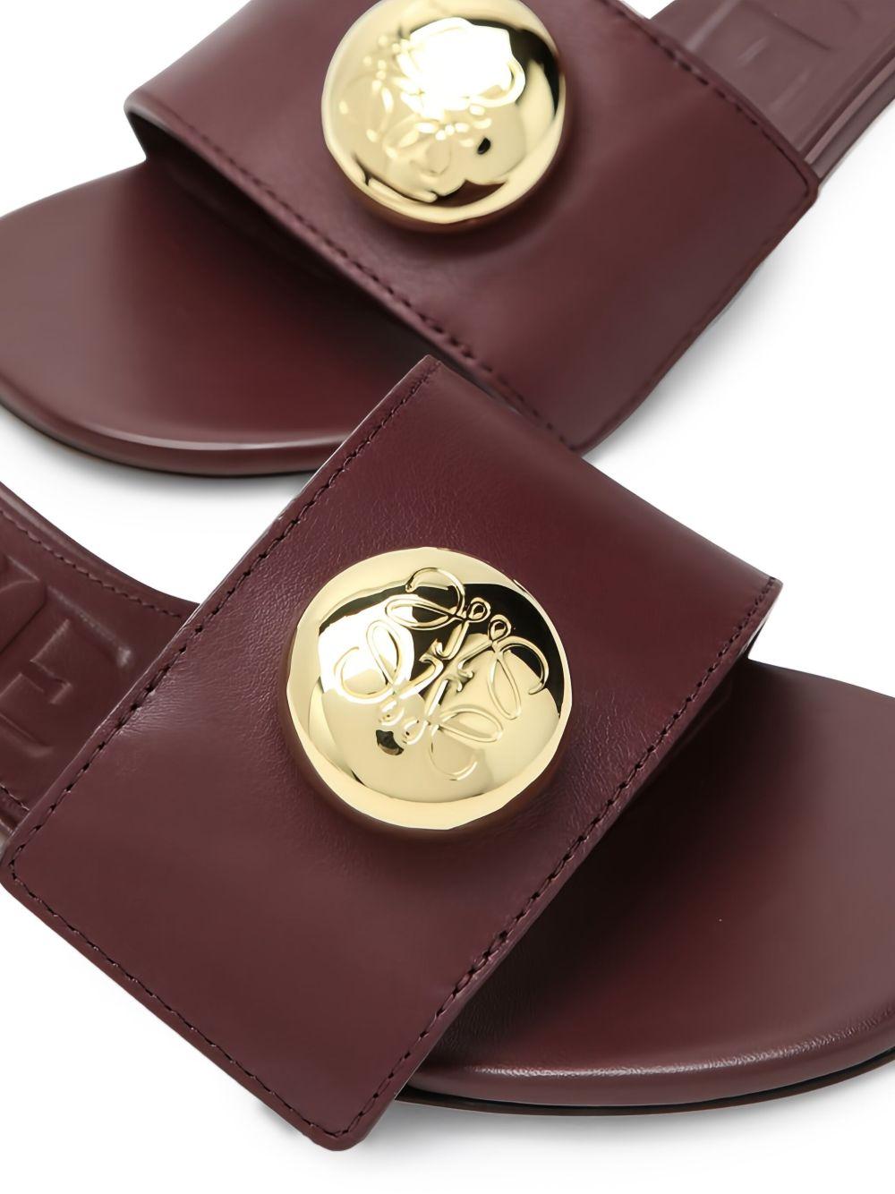 45mm pebble-embellished leather sandals Product Image