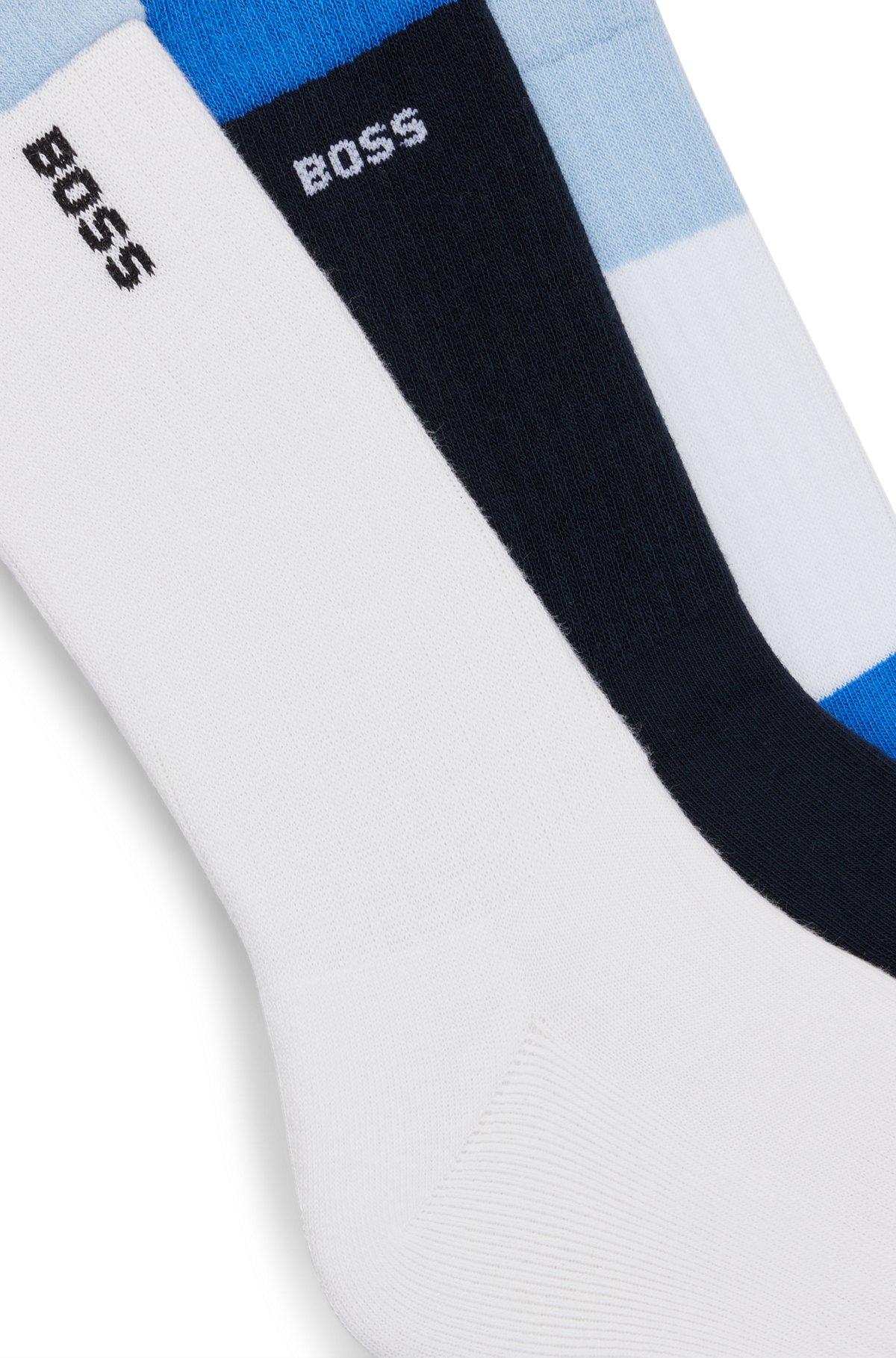 Three-pack of short-length socks with logo details Product Image