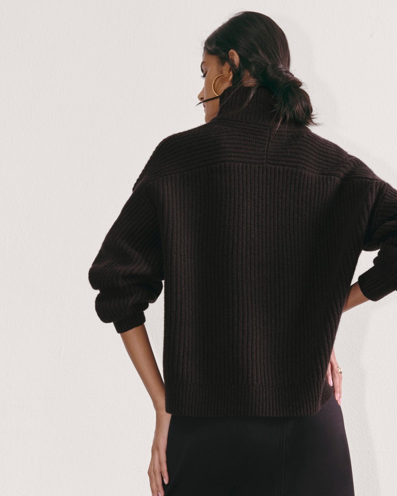 Womens Half-Zip Sweater in Luxe Merino by Everlane Product Image