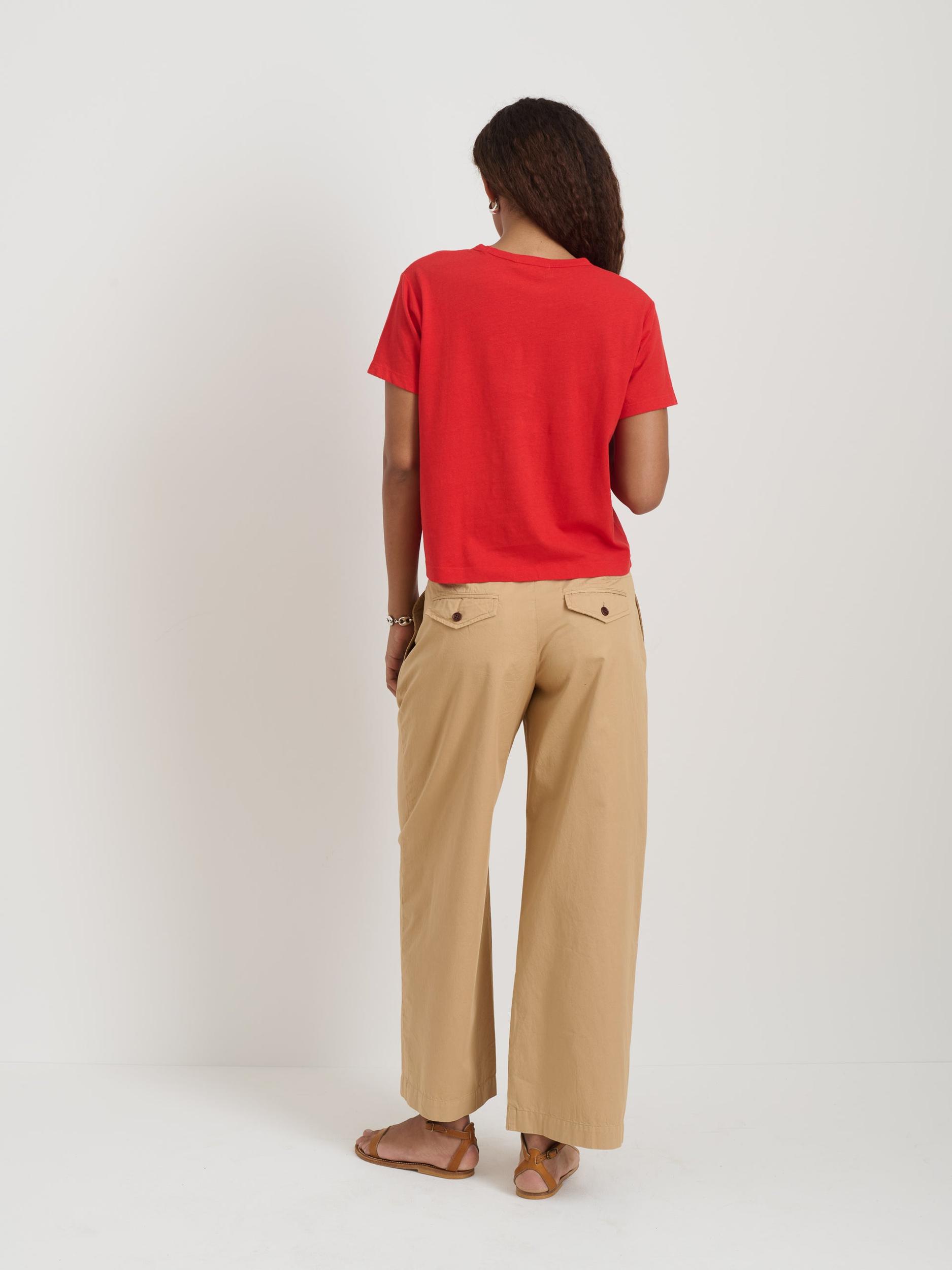 Garcon Tee In Linen Cotton Product Image