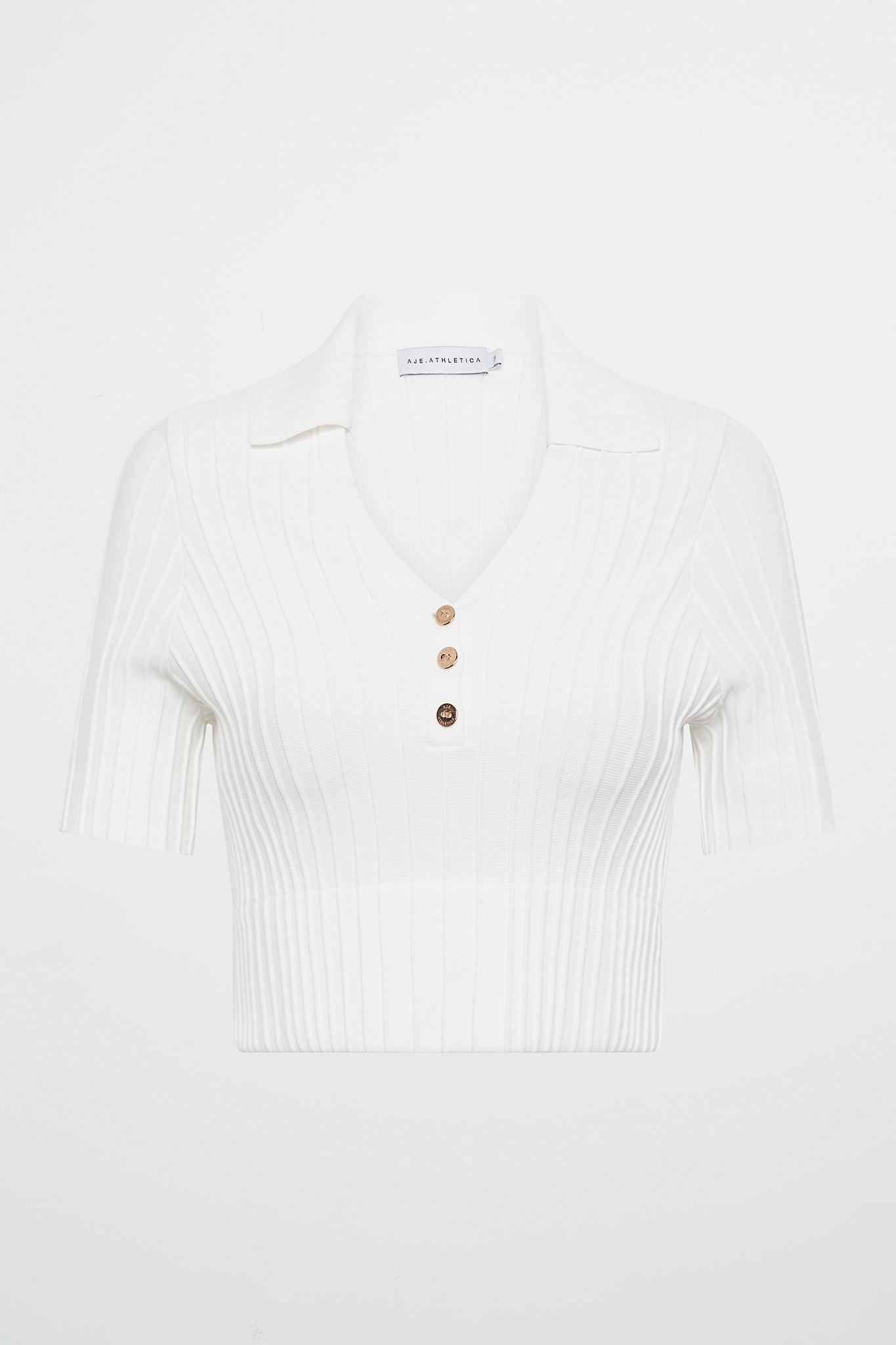 Knitted Polo Top 341 Product Image