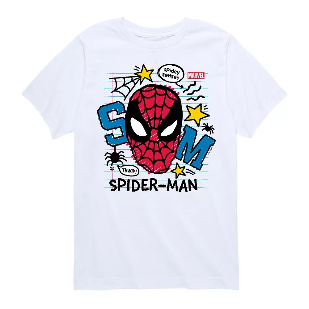 Boys 8-20 Marvel Spider-Man Spidey Sense Sketch Graphic Tee, Boy's,  Product Image