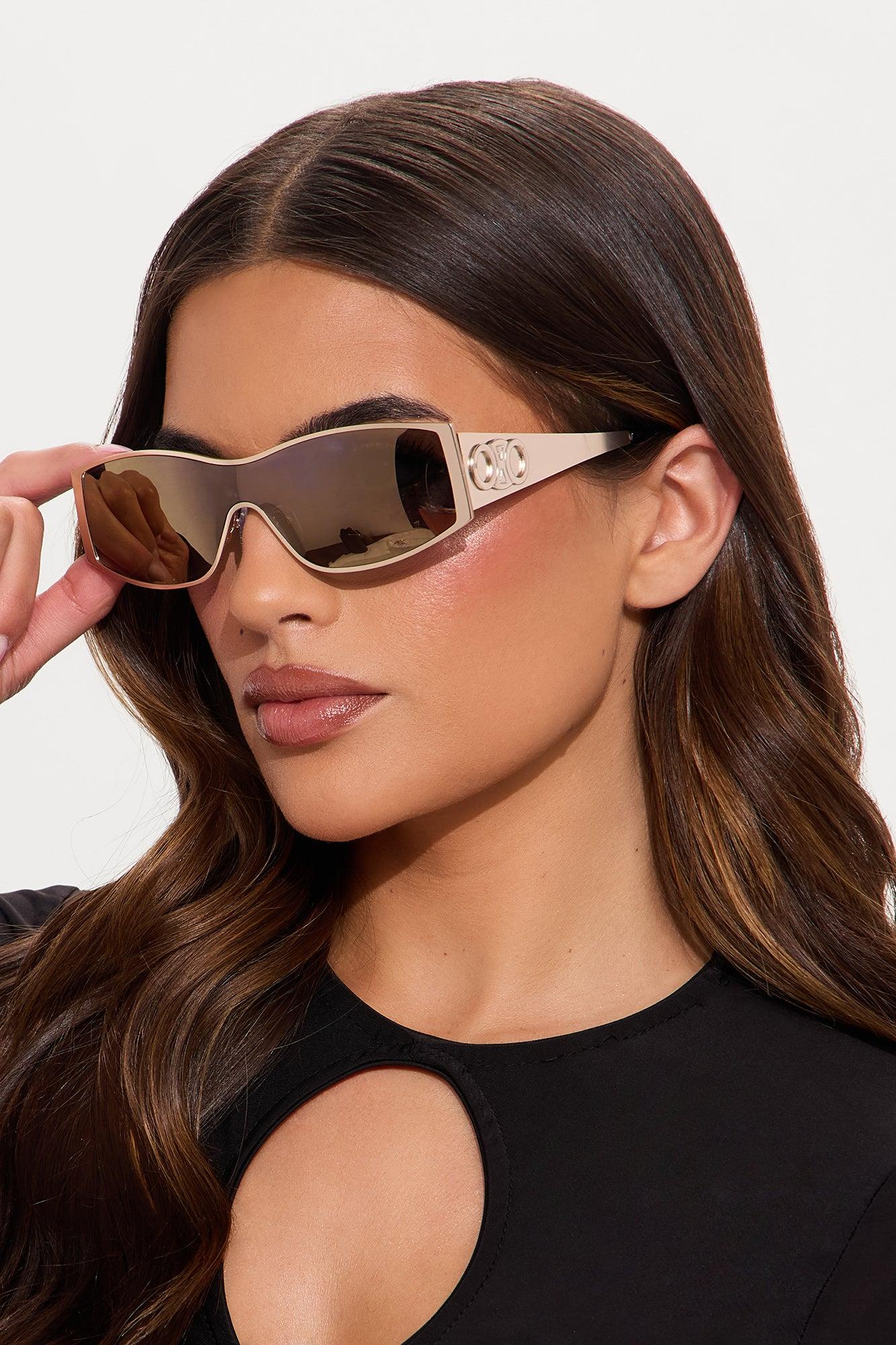 To Bright Views Sunglasses - Gold Product Image
