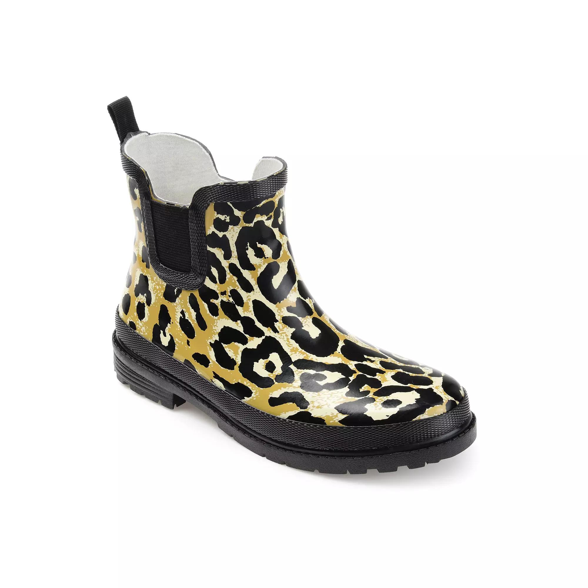 Journee Tekoa Women's Waterproof Rain Boots, Girl's,  Product Image