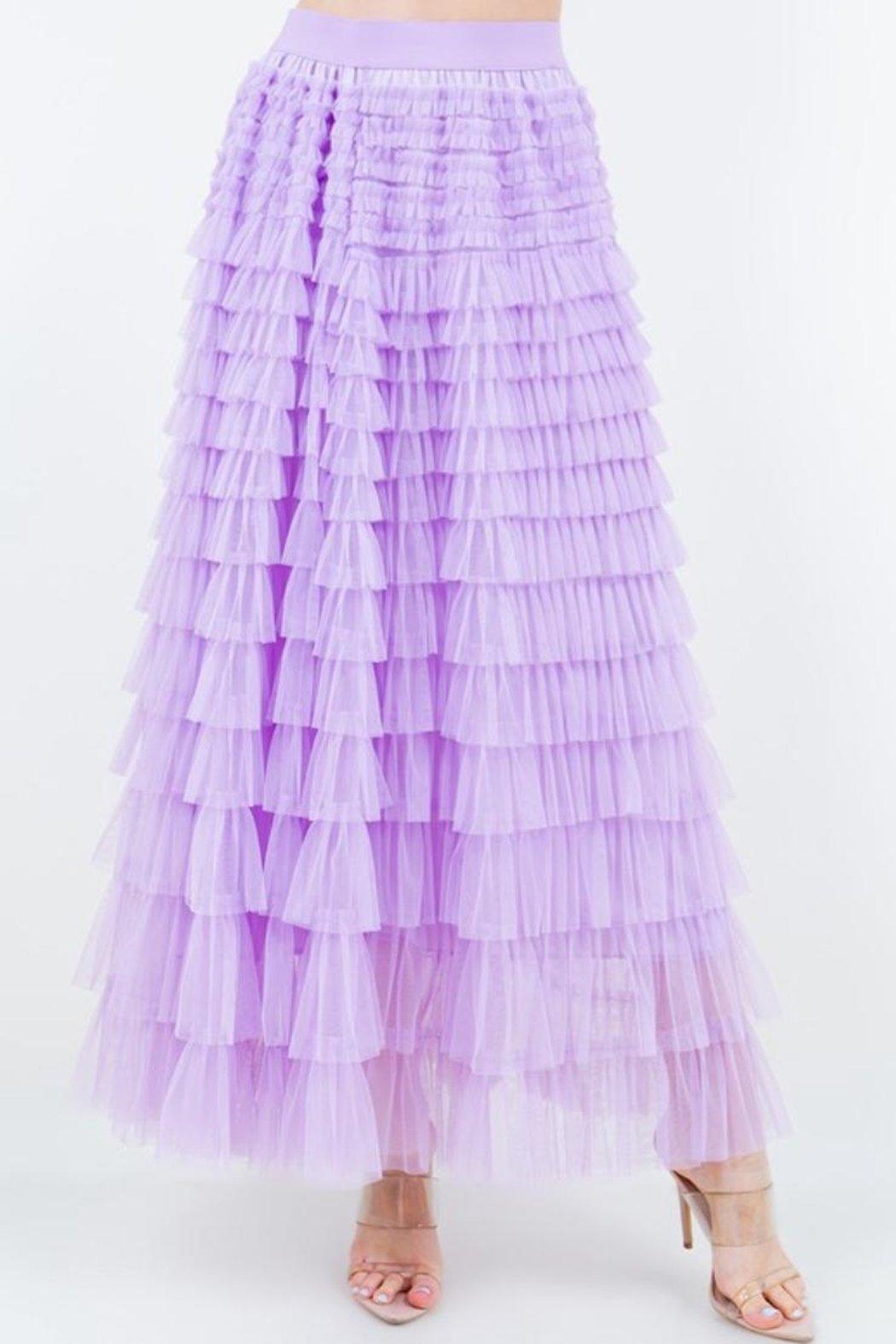 Lavender Tulle Skirt Product Image