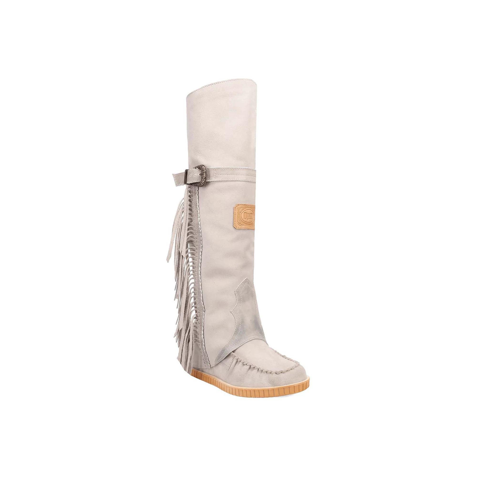 Dingo Lakota Women's Leather Boots, Size: 8.5, Off White Product Image