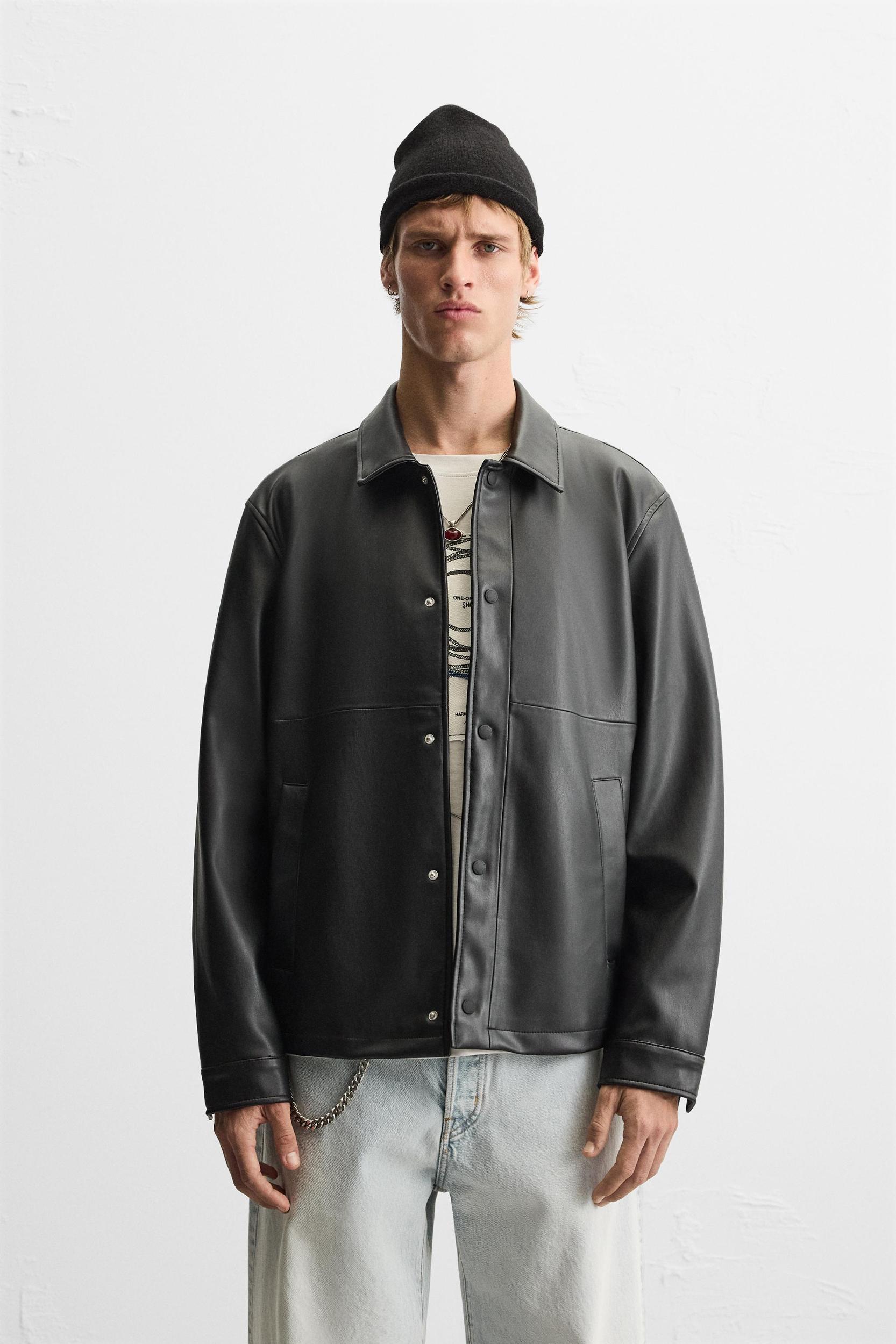 FAUX LEATHER JACKET Product Image