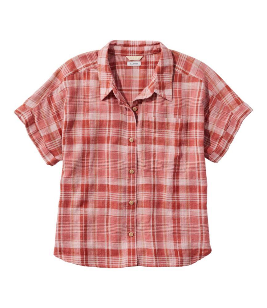 Women's L.L.Bean Day Breeze Shirt, Short-Sleeve Button-Front Product Image