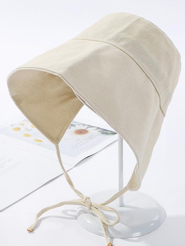 Going Out Solid Color Sun Protection Fisherman Hat Product Image