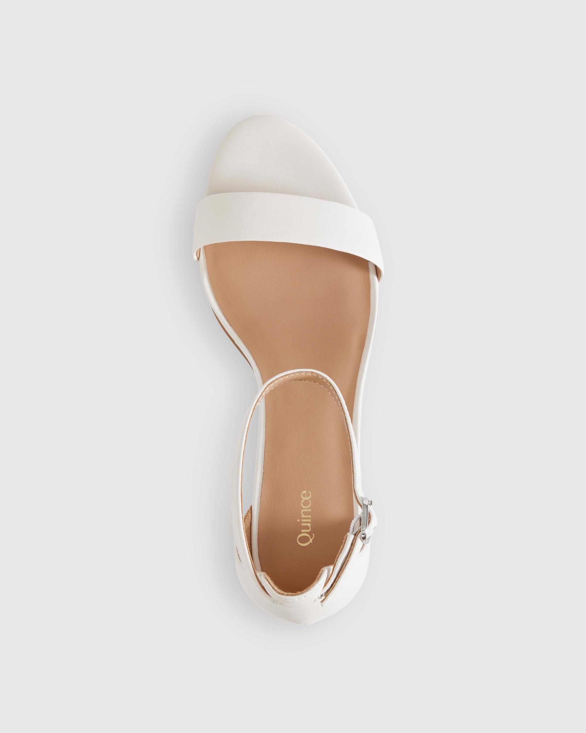 Quince | Women's Italian Leather 65mm Block Heel Product Image