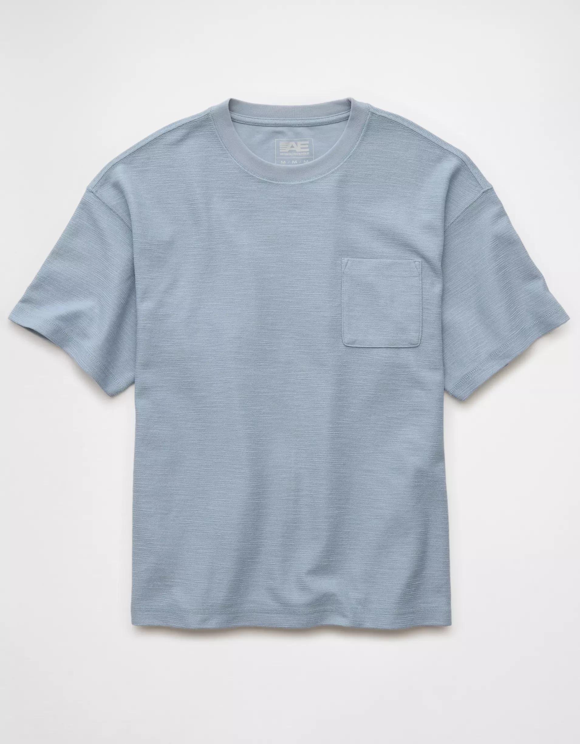 AE 24/7 Boxy Textured T-Shirt Product Image