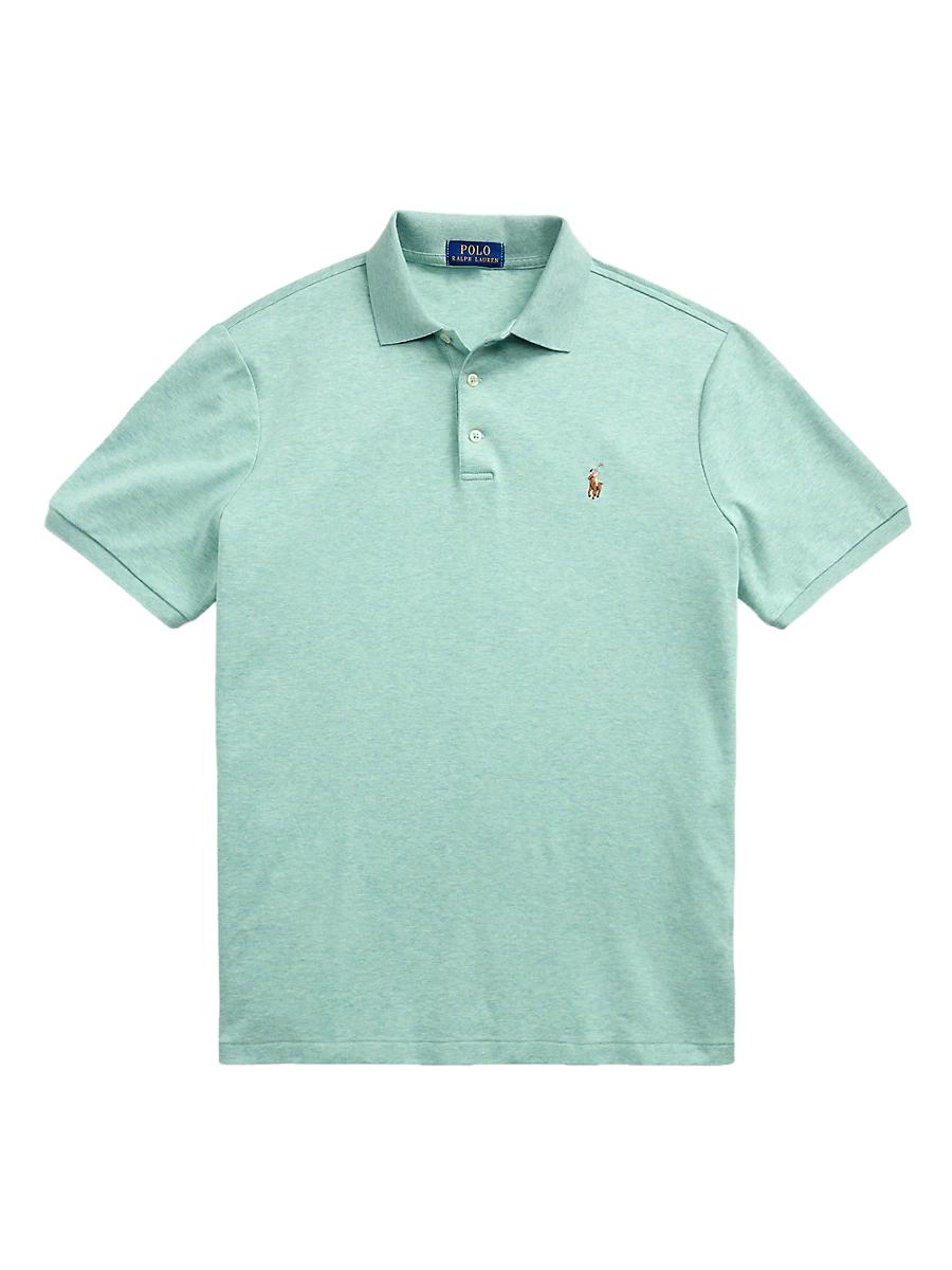 Mens Cotton Slim-Fit Polo Shirt Product Image