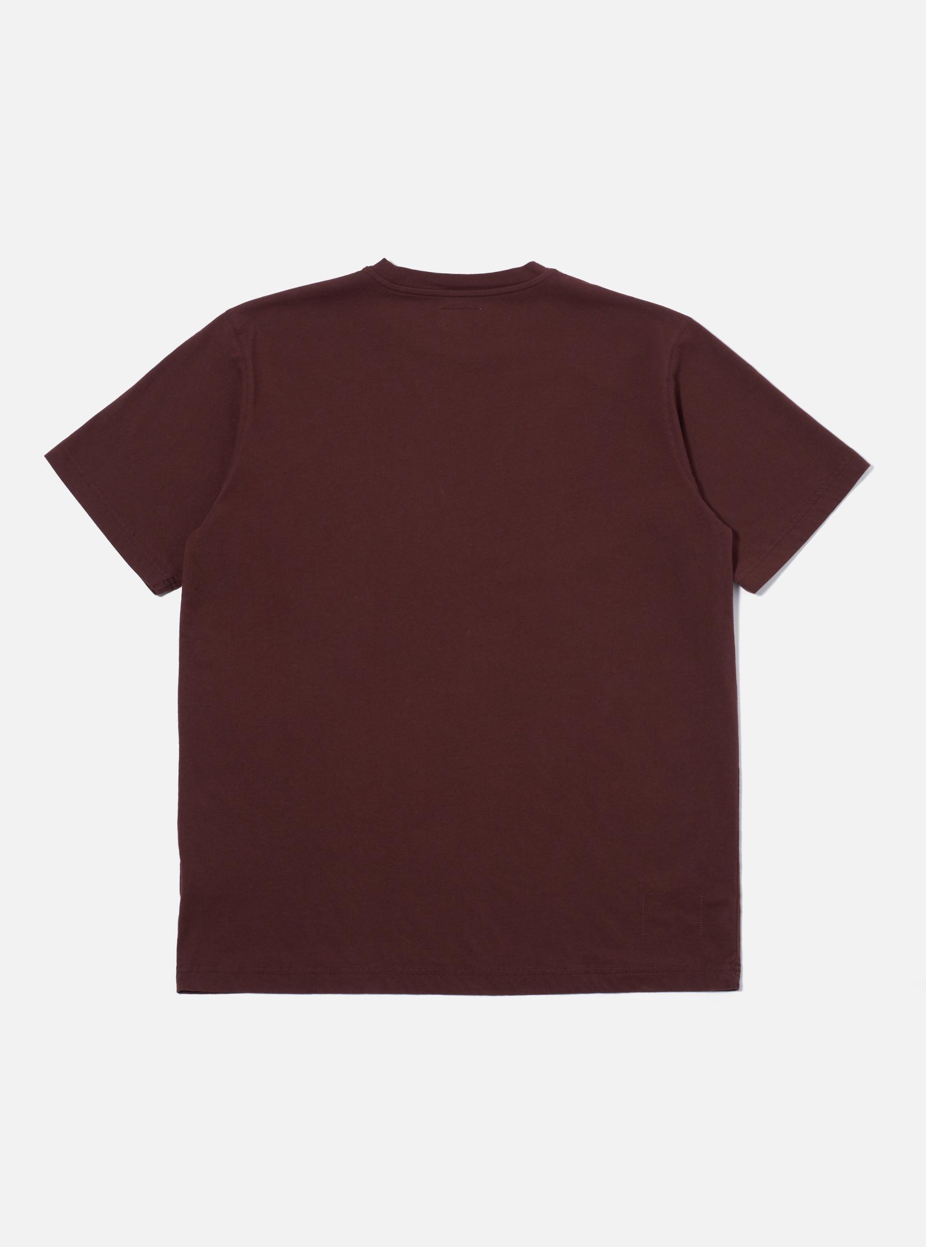 Rich Brown Organic Jersey Print Pocket Tee Product Image