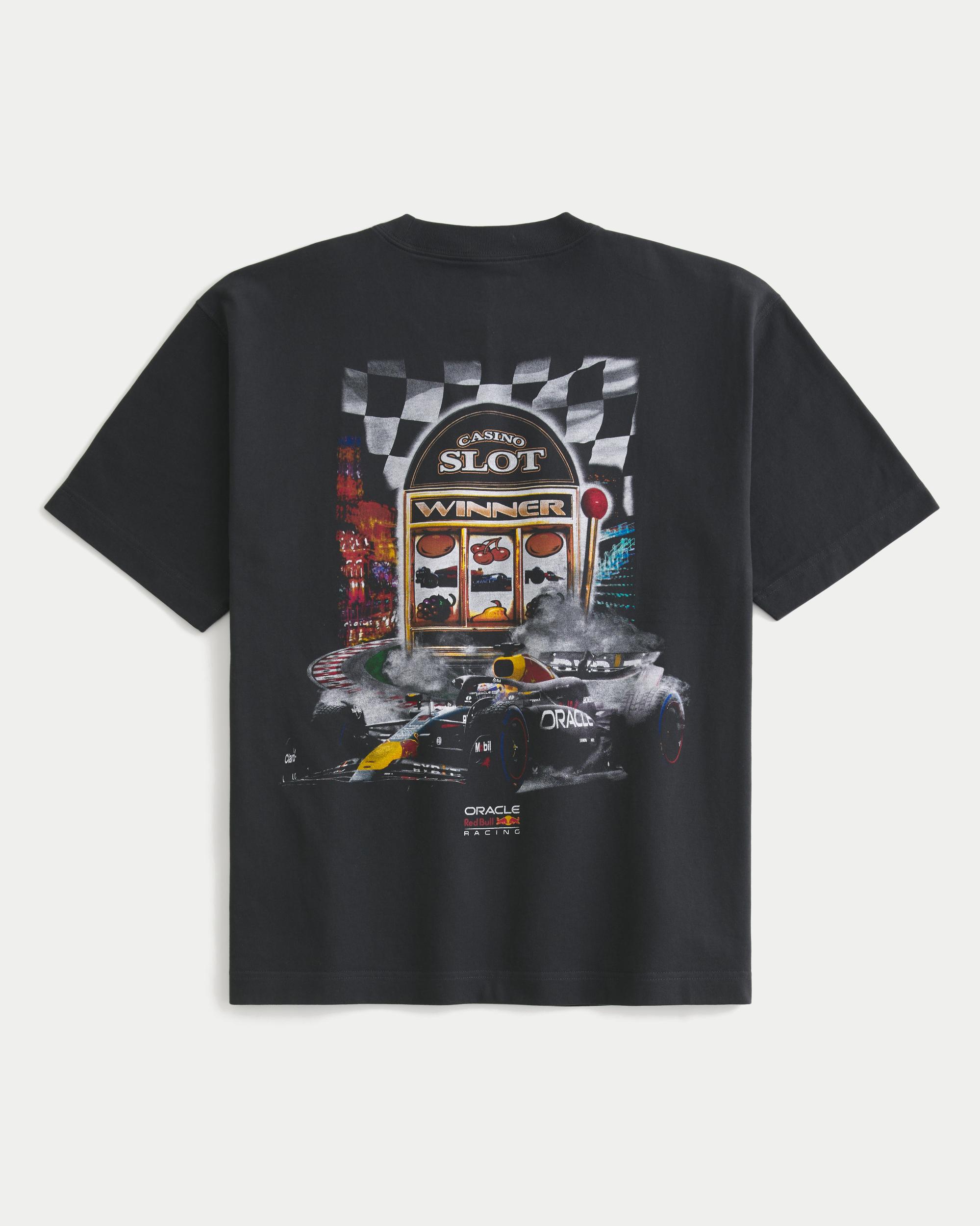 Boxy Heavyweight Oracle Red Bull Racing Graphic Tee Product Image