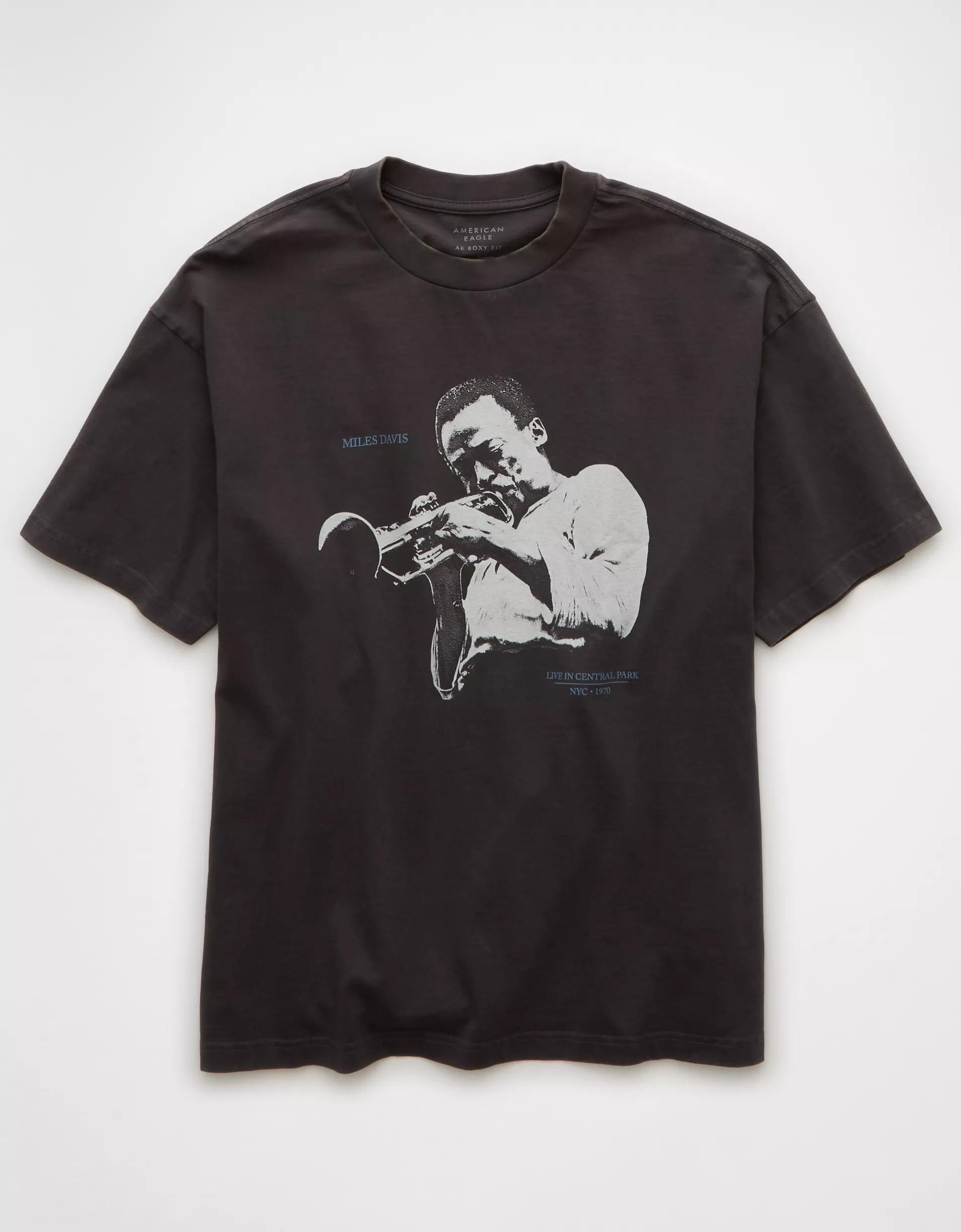 AE Boxy John Coltrane Graphic T-Shirt Product Image